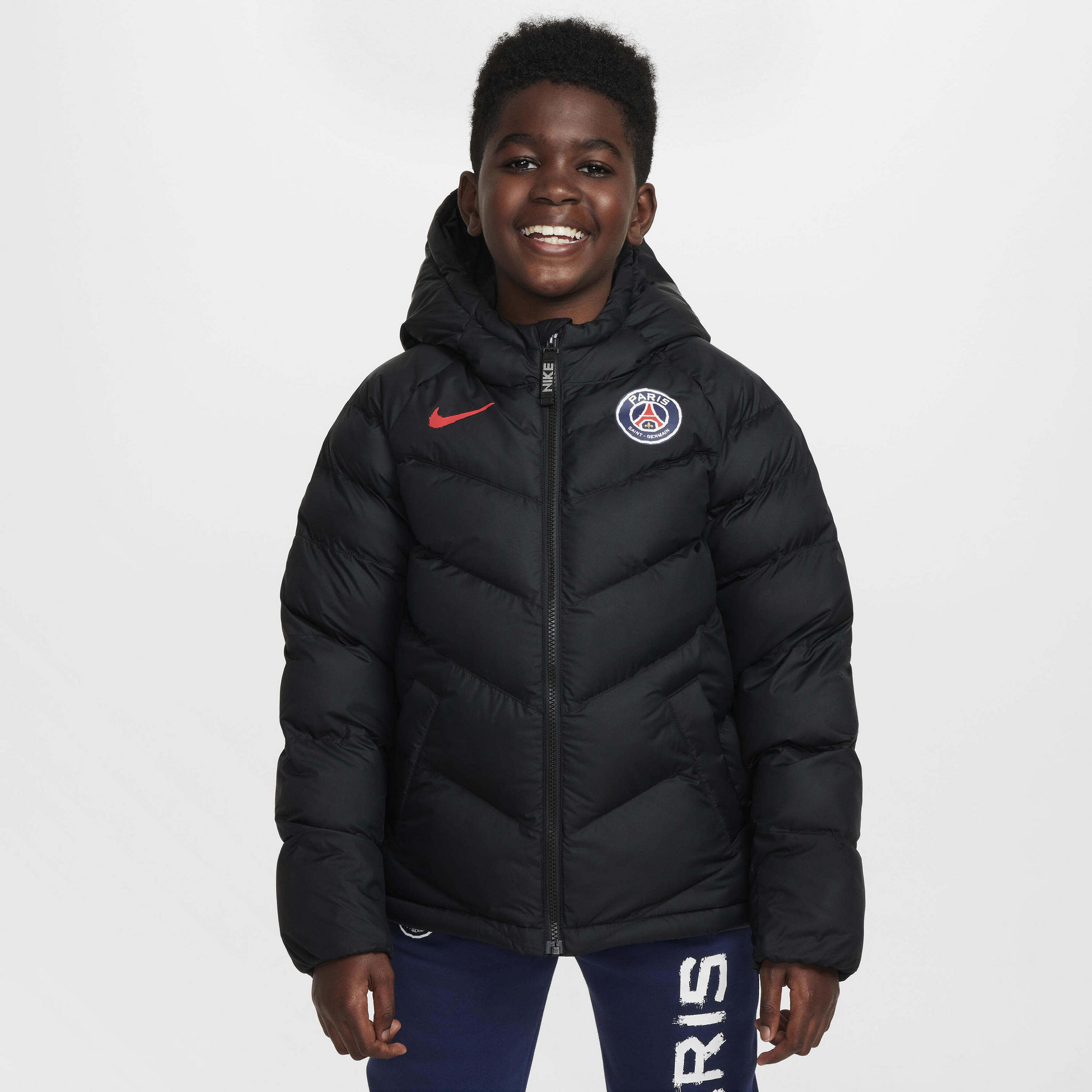 NIKE, Older Kids' Football Synthetic-fill Hooded Jacket Paris Saint-germain