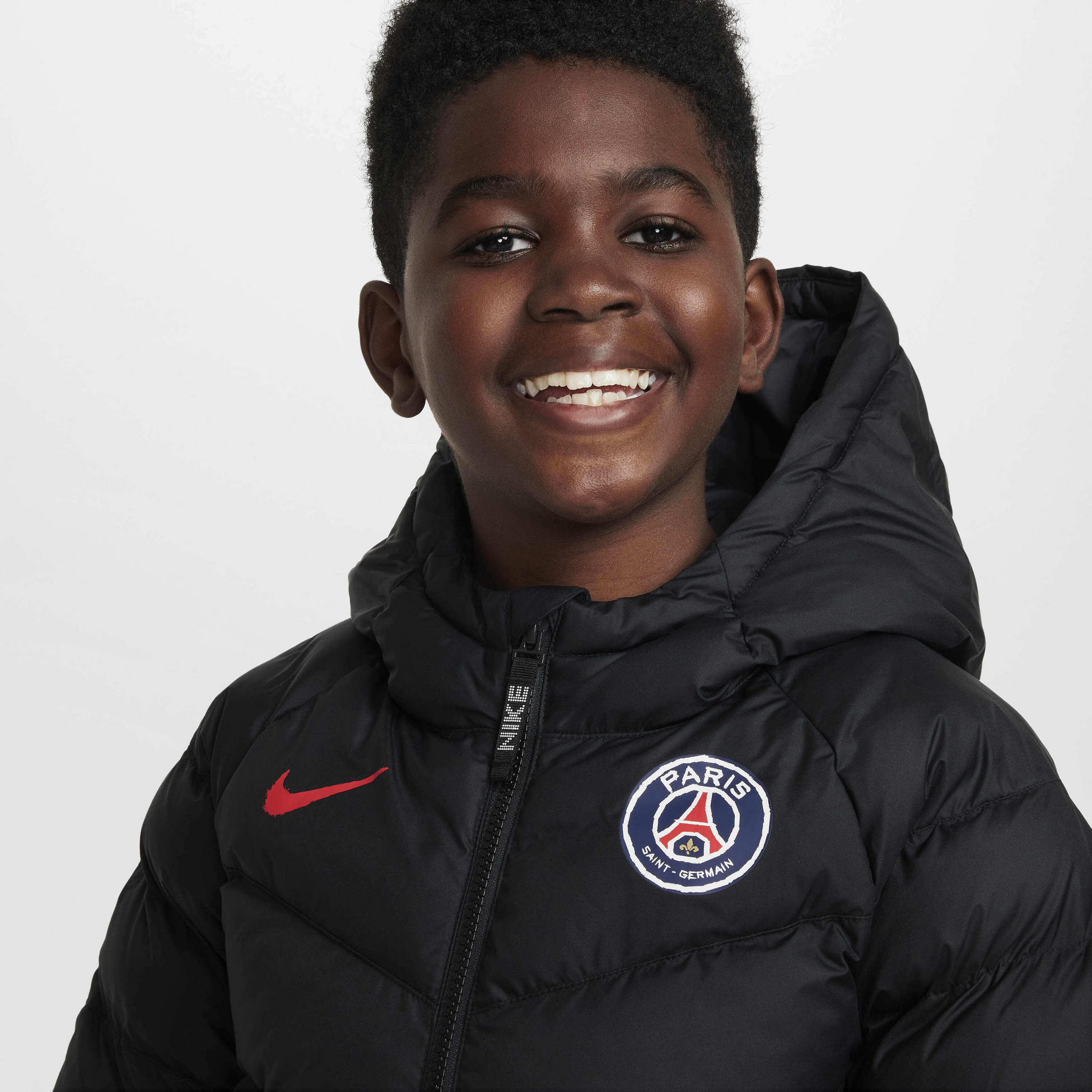 NIKE, Older Kids' Football Synthetic-fill Hooded Jacket Paris Saint-germain