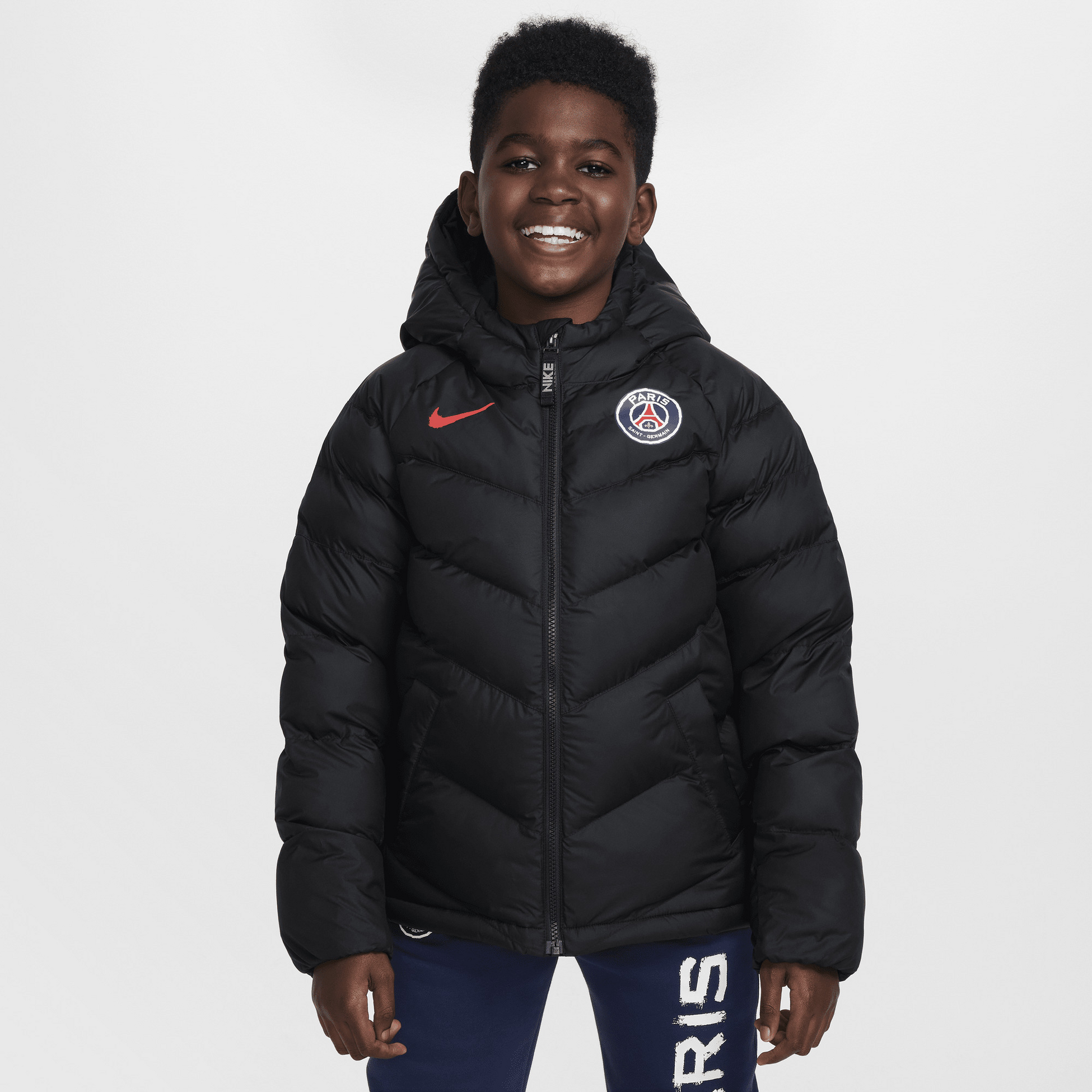 NIKE, Older Kids' Football Synthetic-fill Hooded Jacket Paris Saint-germain