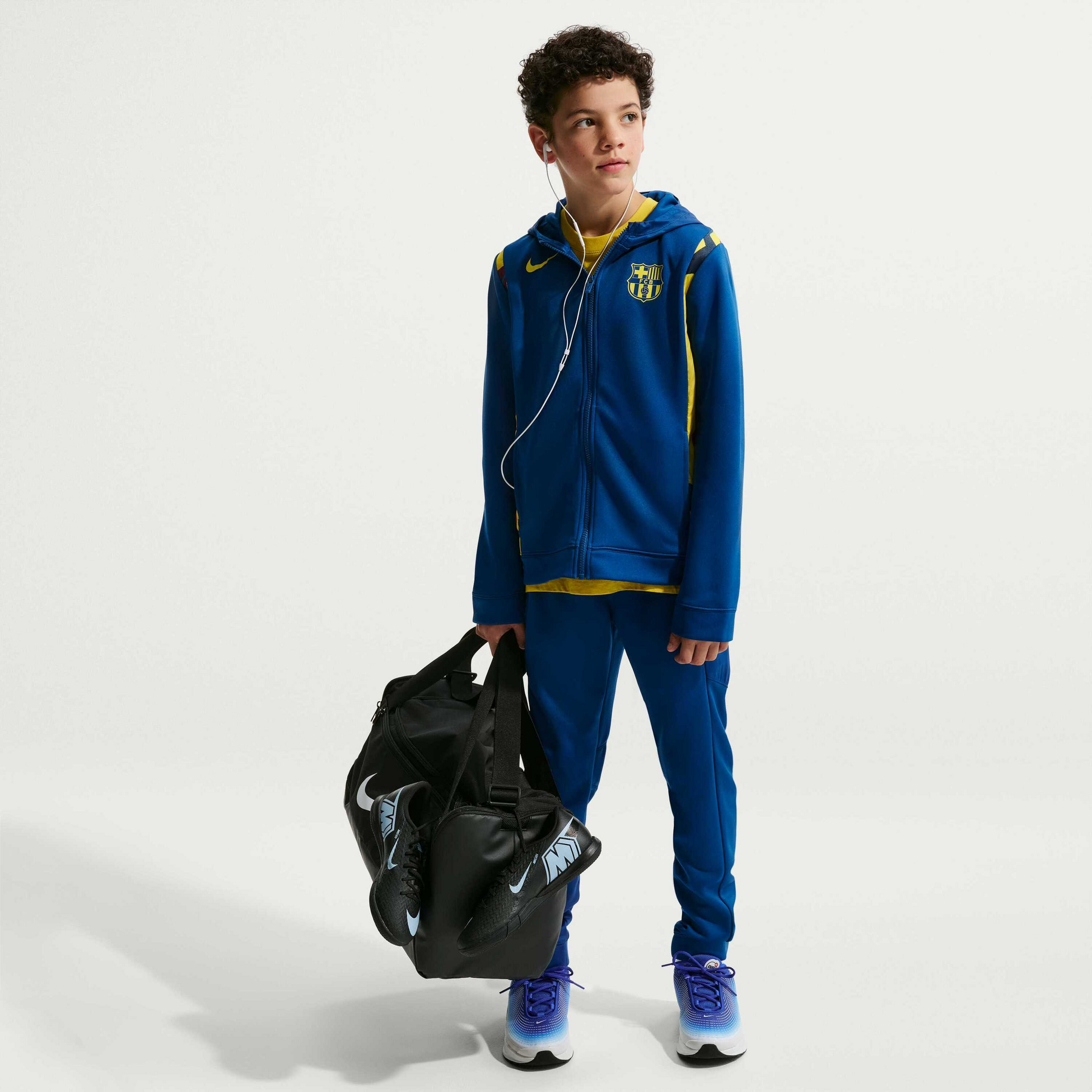 NIKE, Older Kids' Football Woven Tracksuit F.c. Barcelona