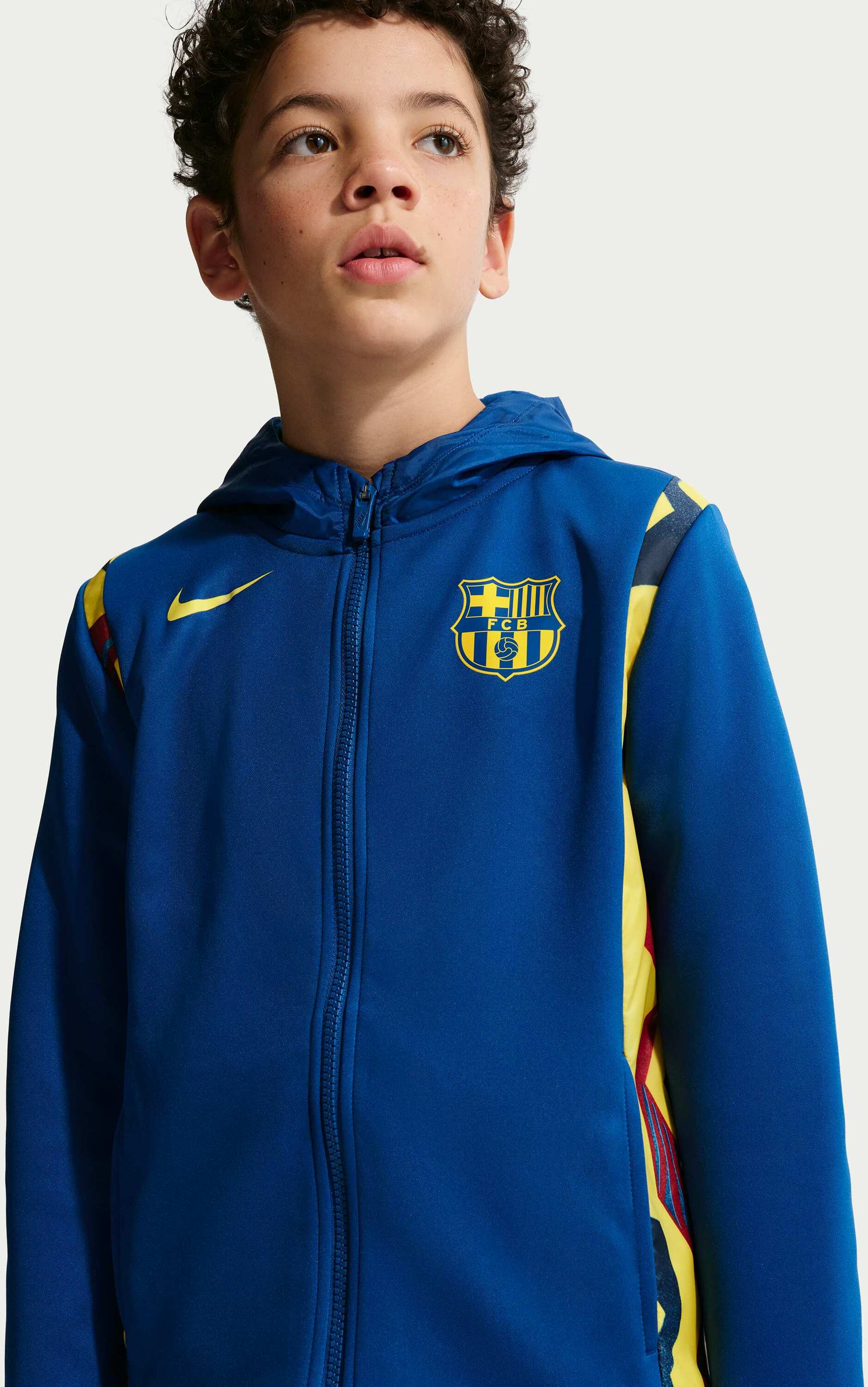 NIKE, Older Kids' Football Woven Tracksuit F.c. Barcelona