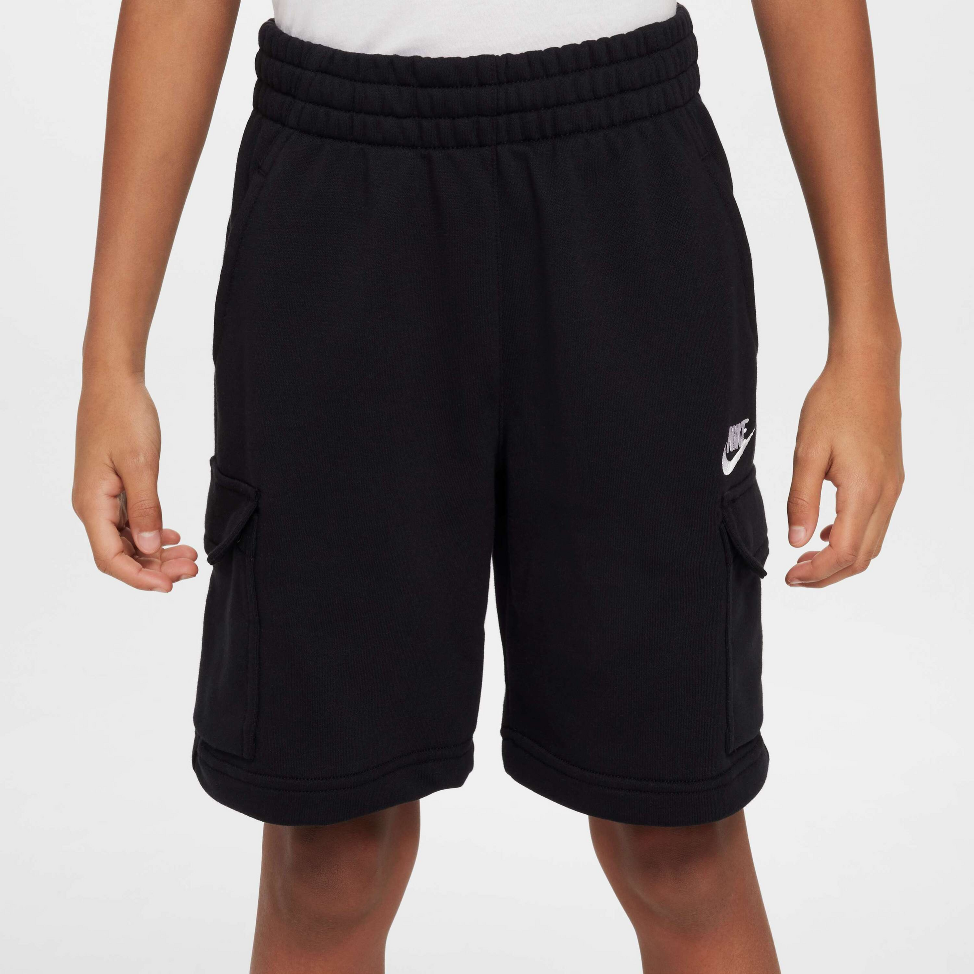 NIKE, Older Kids' French Terry Cargo Shorts Sportswear Club