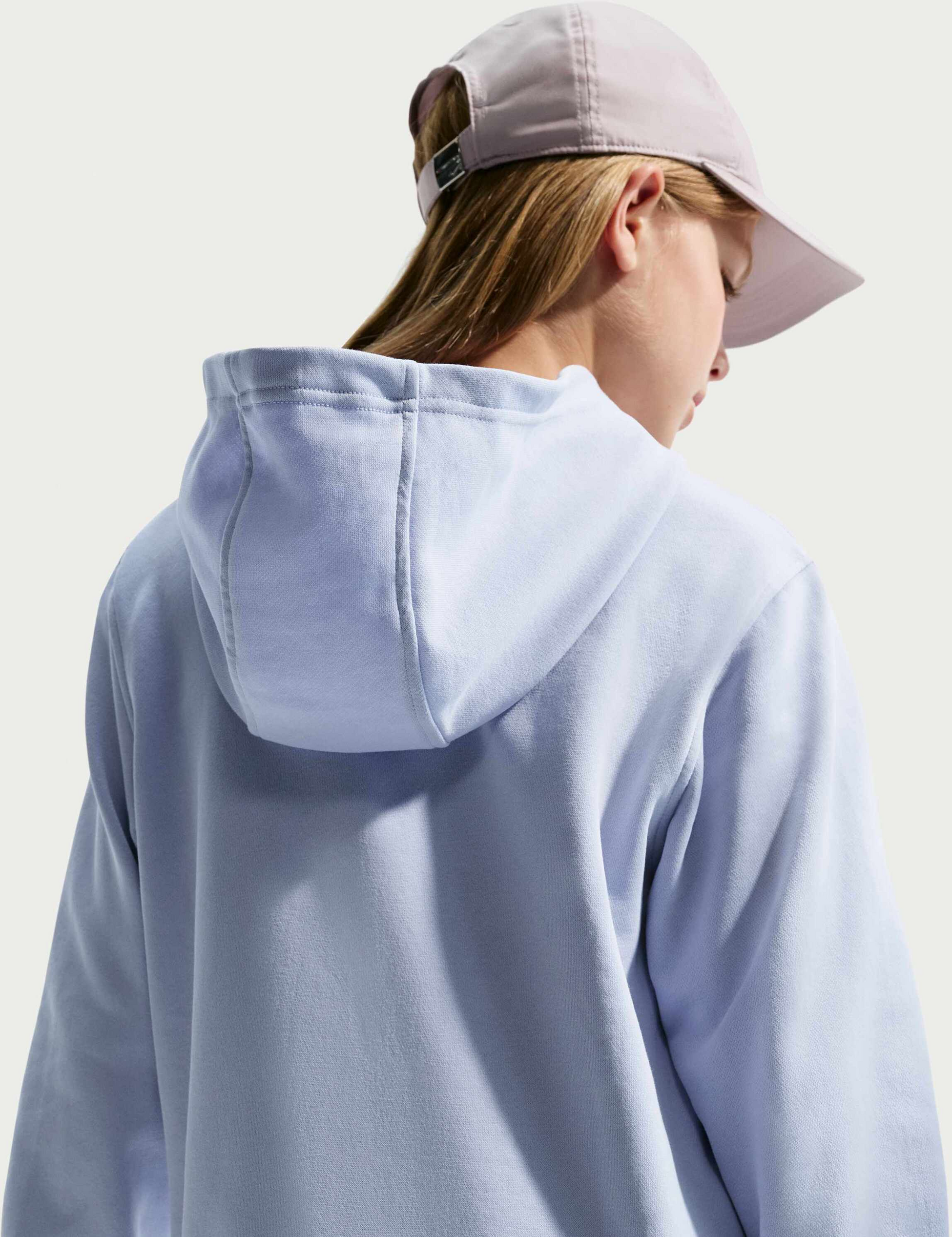 NIKE, Older Kids' French Terry Full-zip Hoodie Club Fleece