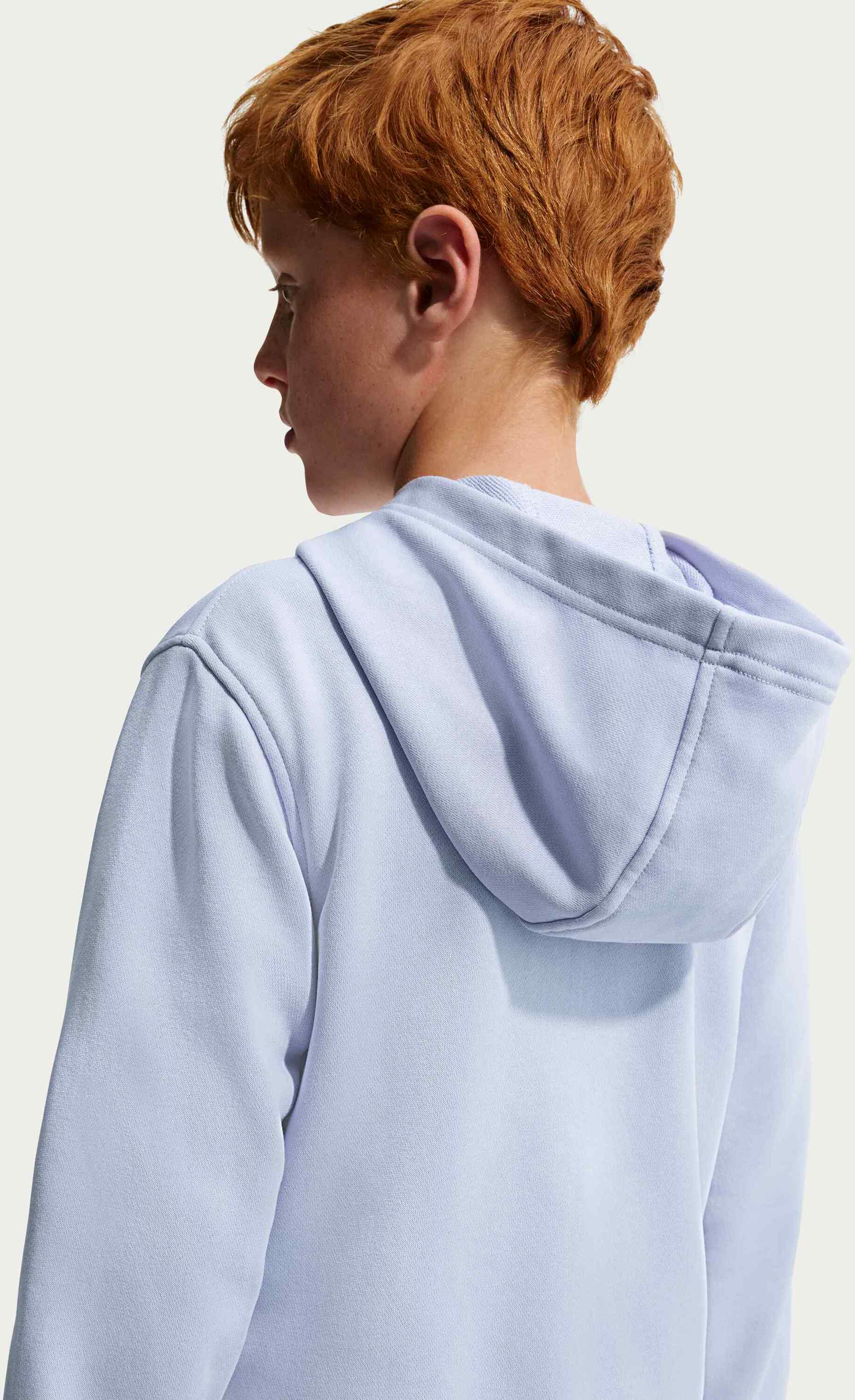 NIKE, Older Kids' French Terry Full-zip Hoodie Club Fleece