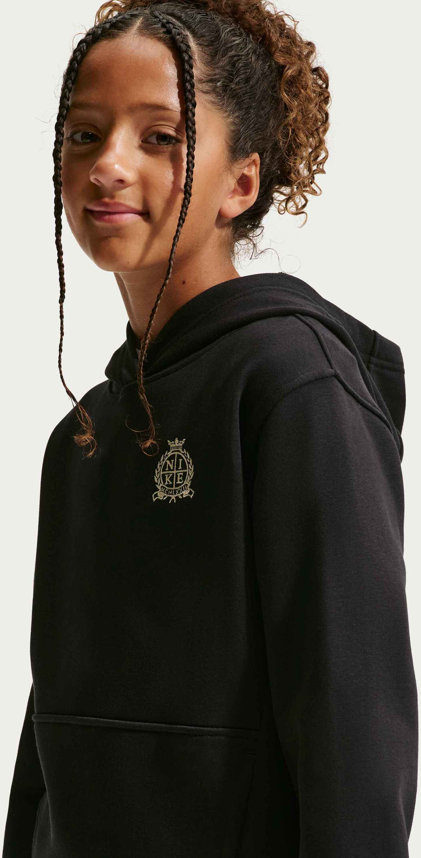 NIKE, Older Kids' French Terry Hoodie Sportswear Club