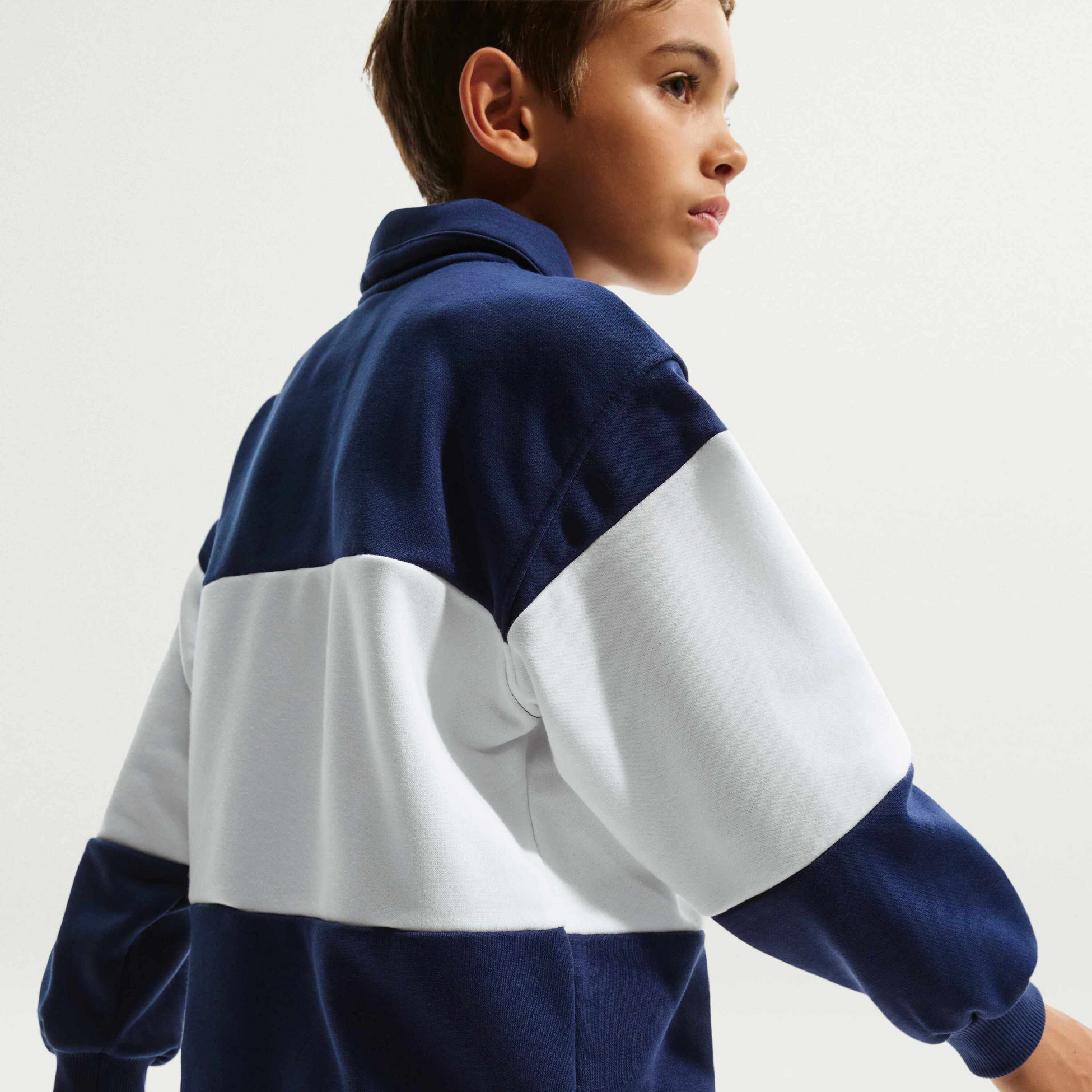 NIKE, Older Kids' French Terry Rugby Sportswear Club