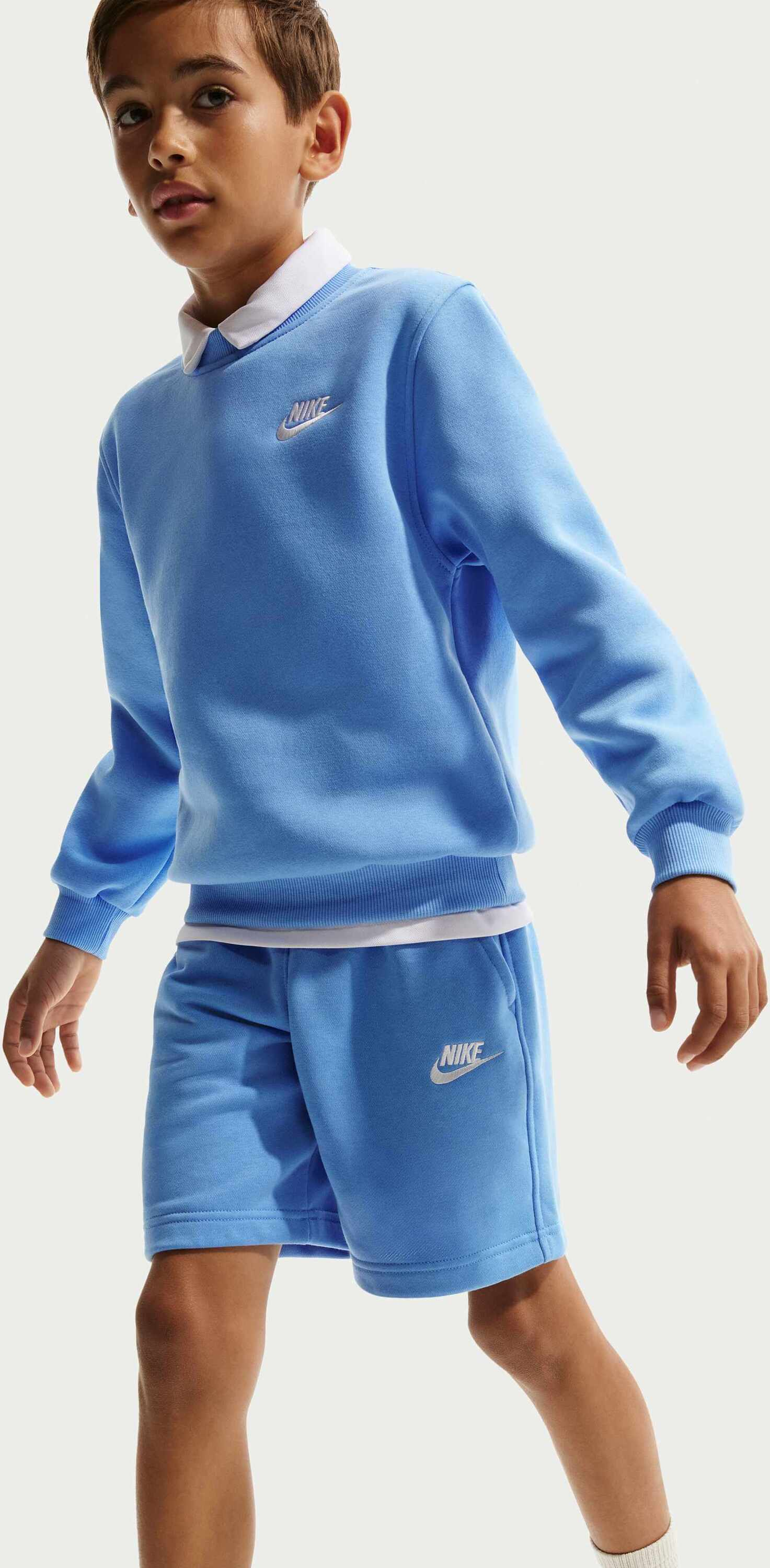 NIKE, Older Kids' French Terry Shorts Sportswear Club Fleece