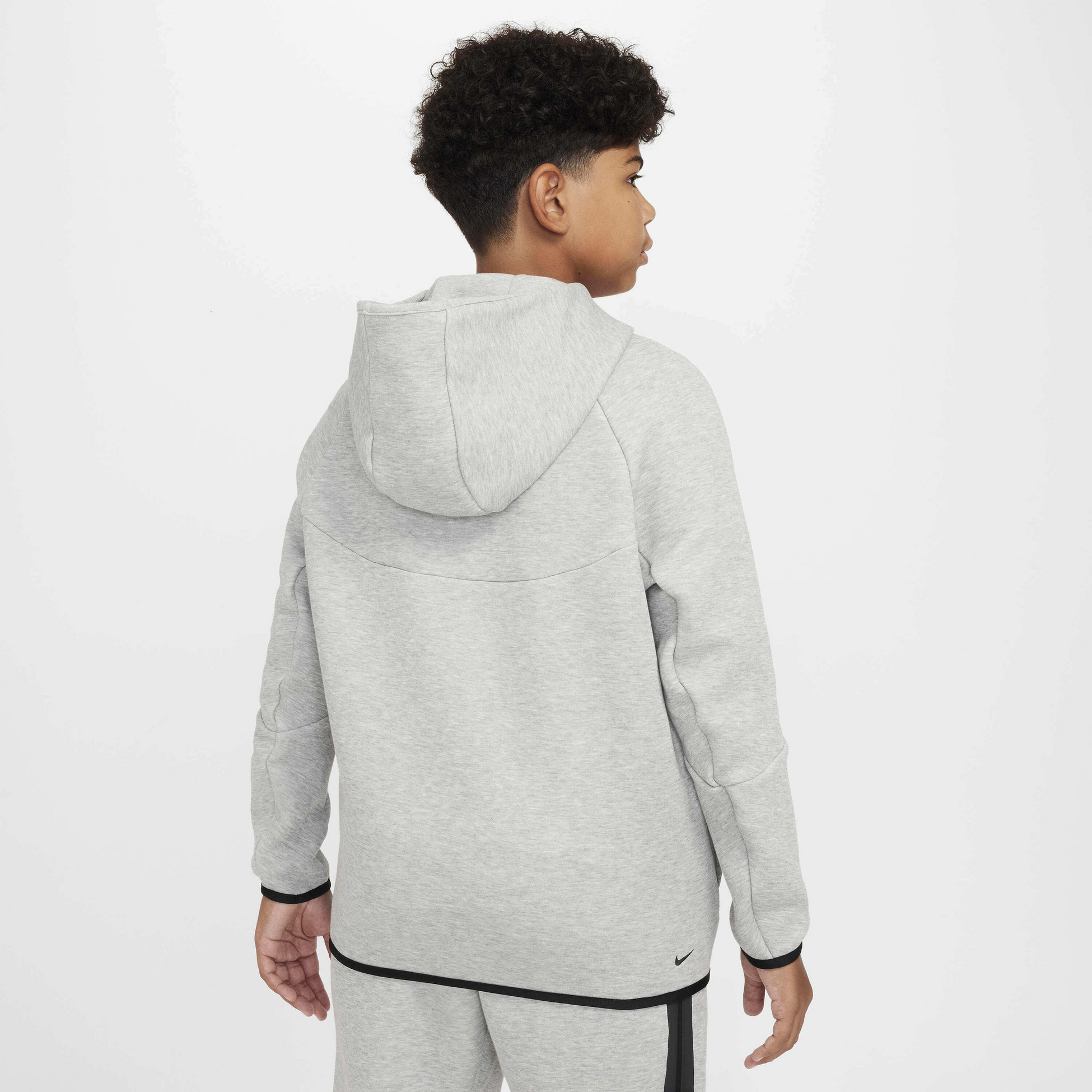 NIKE, Older Kids' Full-zip Hoodie (extended Size) Sportswear Tech Fleece