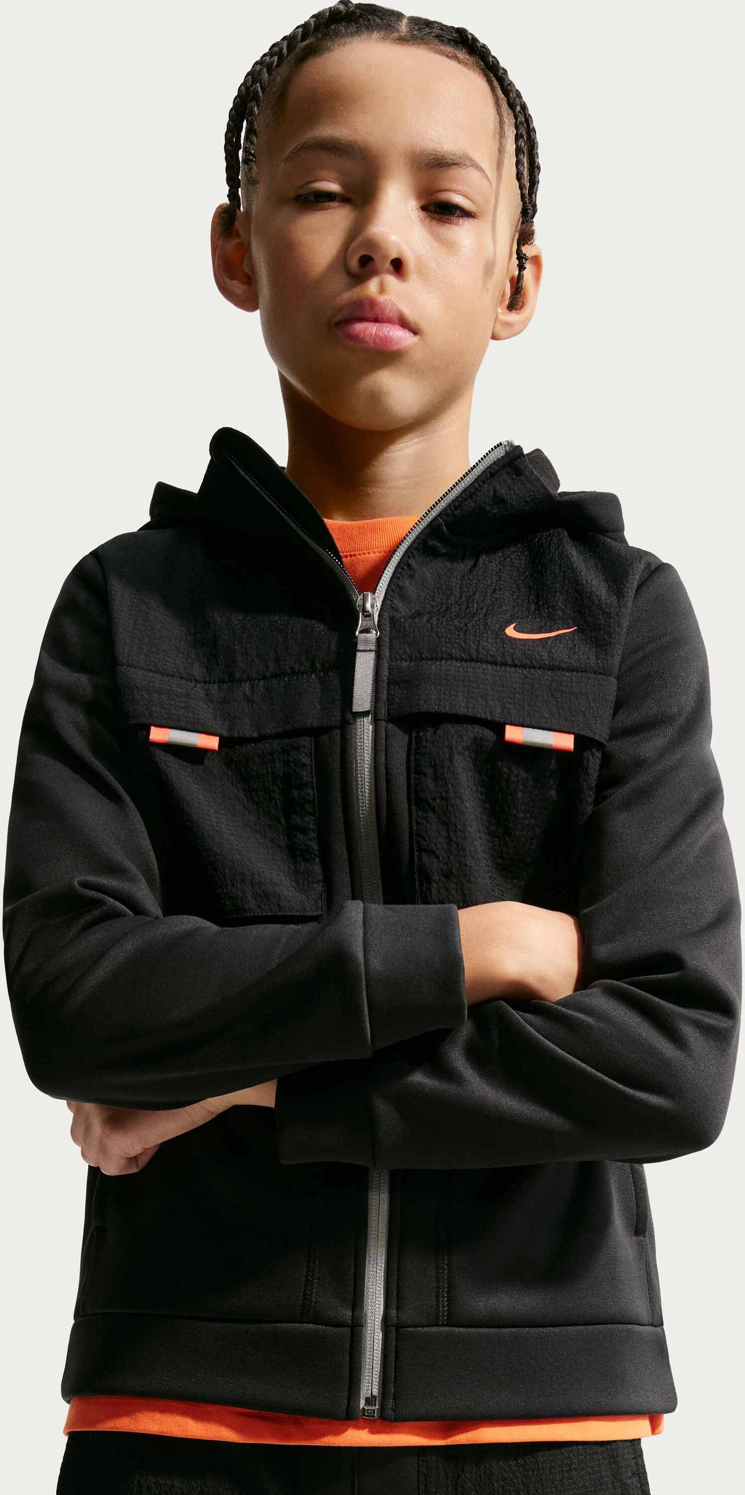NIKE, Older Kids' Full-zip Hoodie Sportswear City Utility