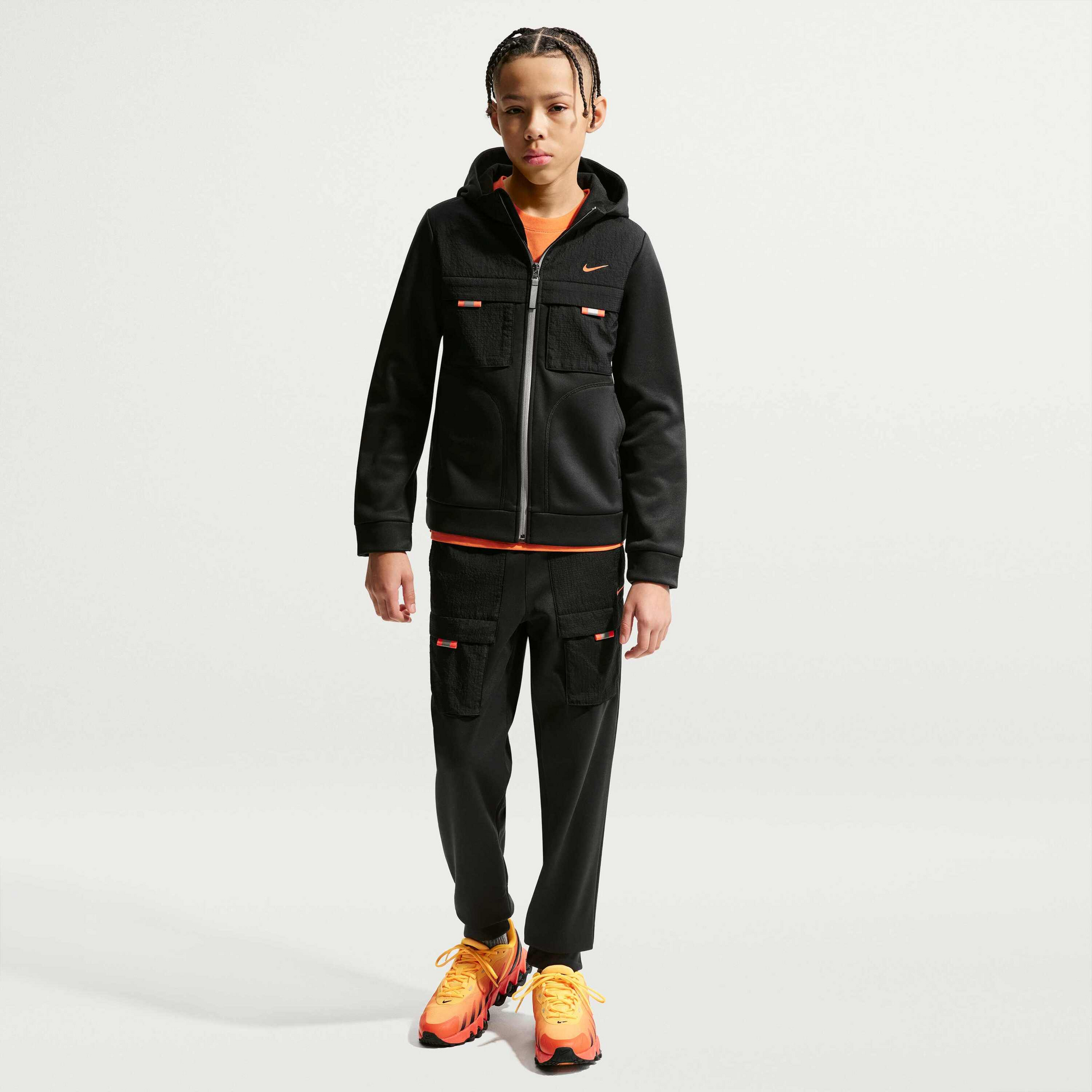 NIKE, Older Kids' Full-zip Hoodie Sportswear City Utility