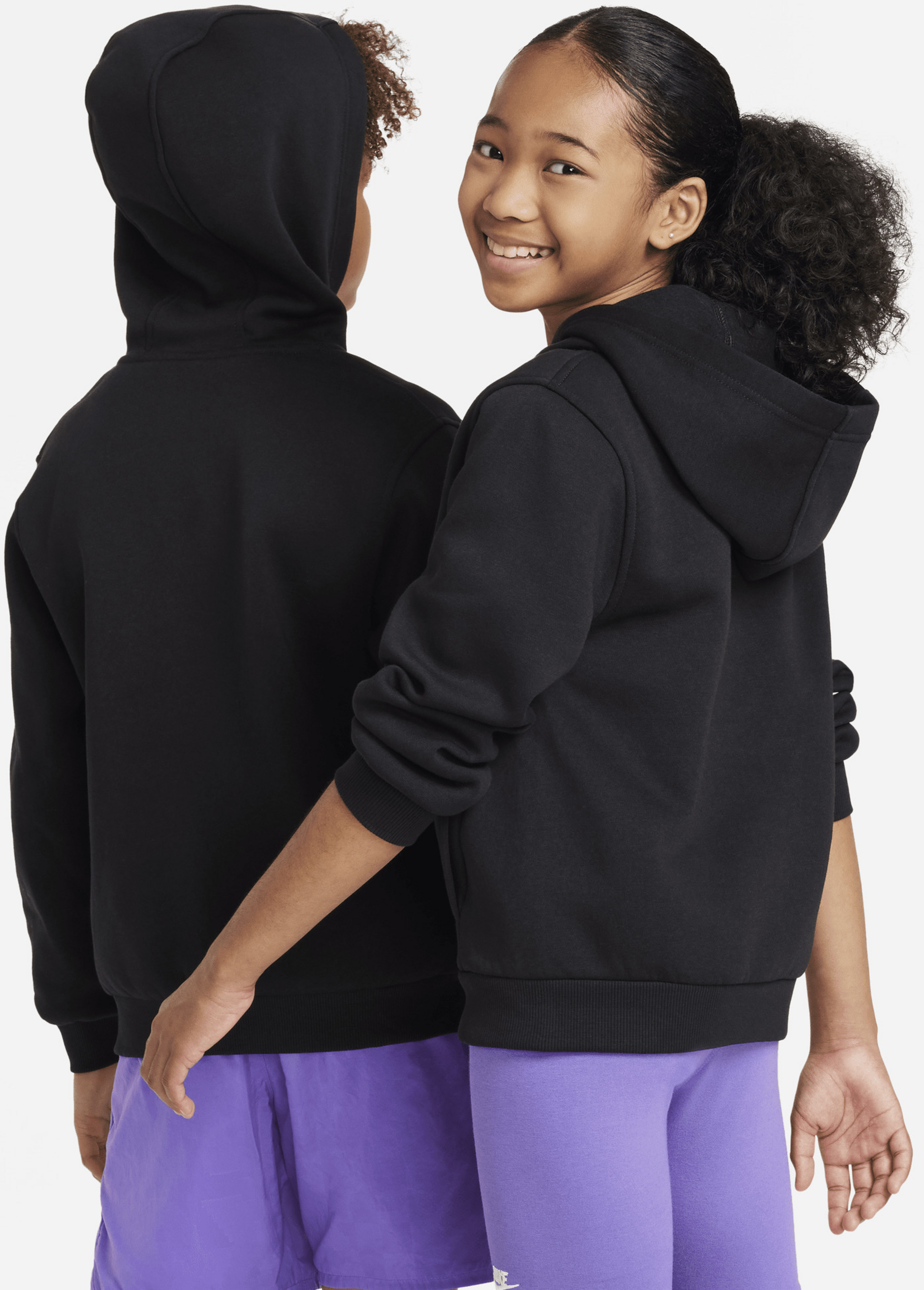 NIKE, Older Kids' Full-zip Hoodie Sportswear Club Fleece