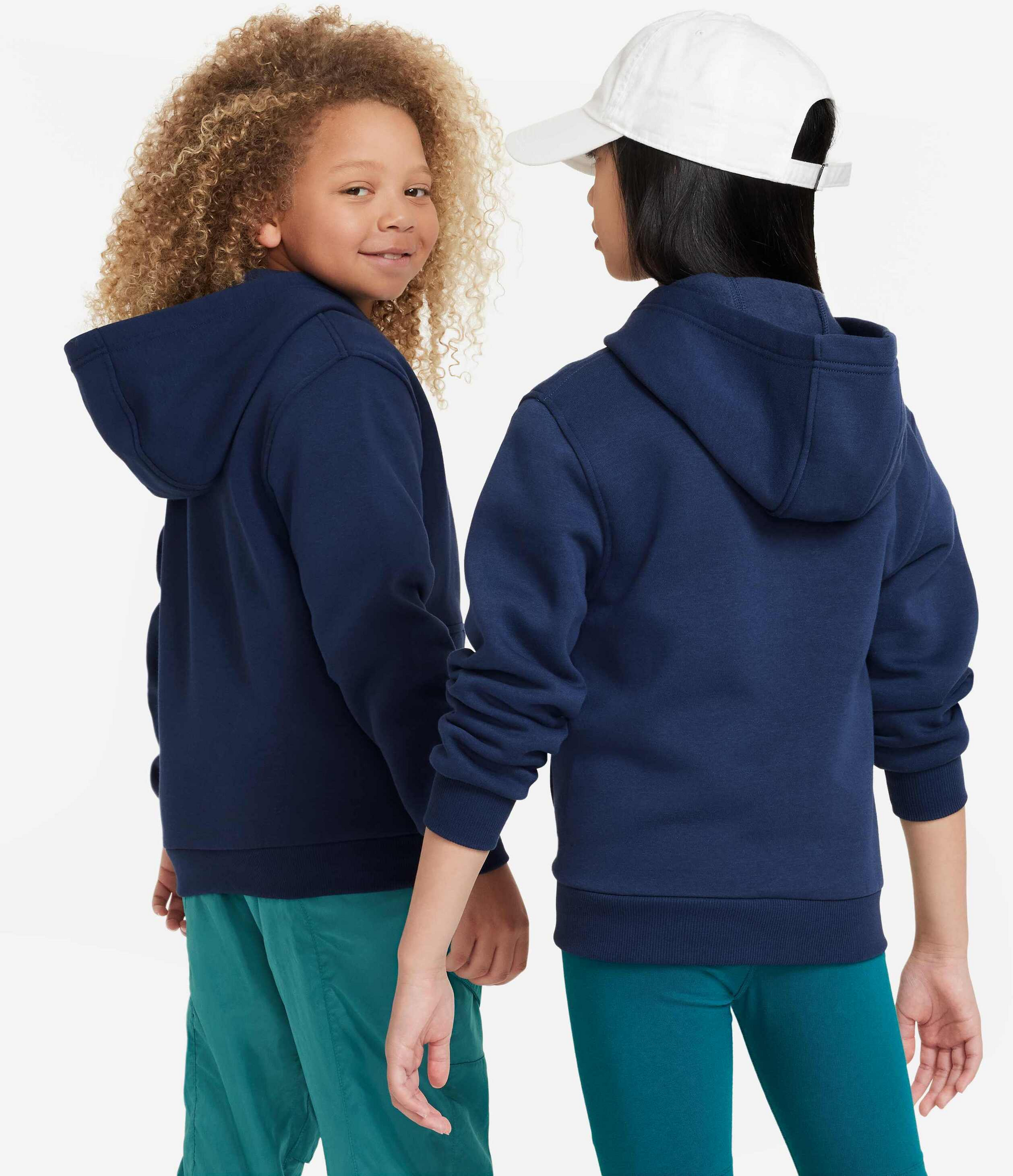 NIKE, Older Kids' Full-zip Hoodie Sportswear Club Fleece