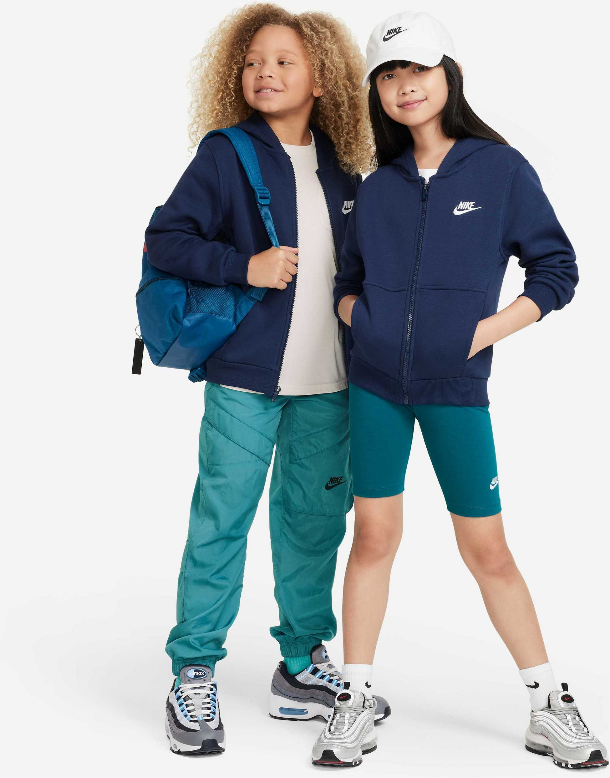 NIKE, Older Kids' Full-zip Hoodie Sportswear Club Fleece