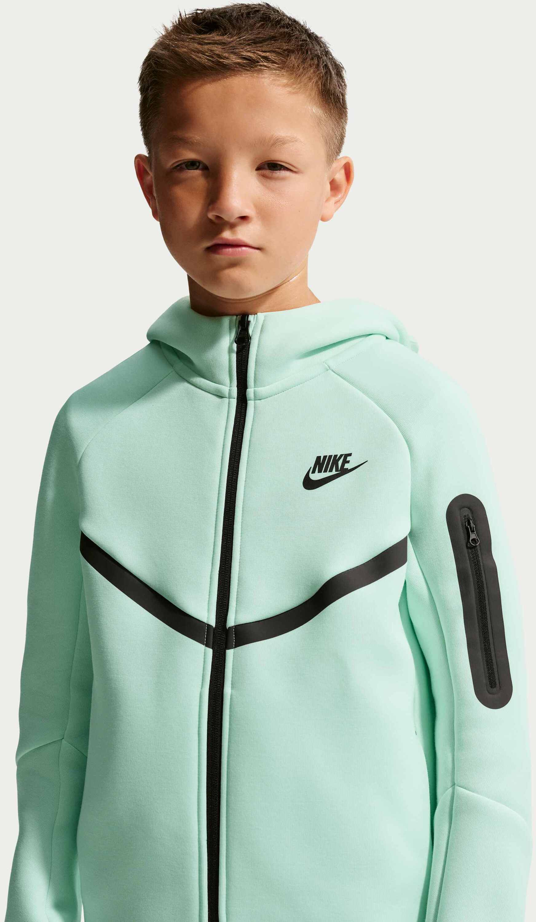 NIKE, Older Kids' Full-zip Hoodie Sportswear Tech Fleece