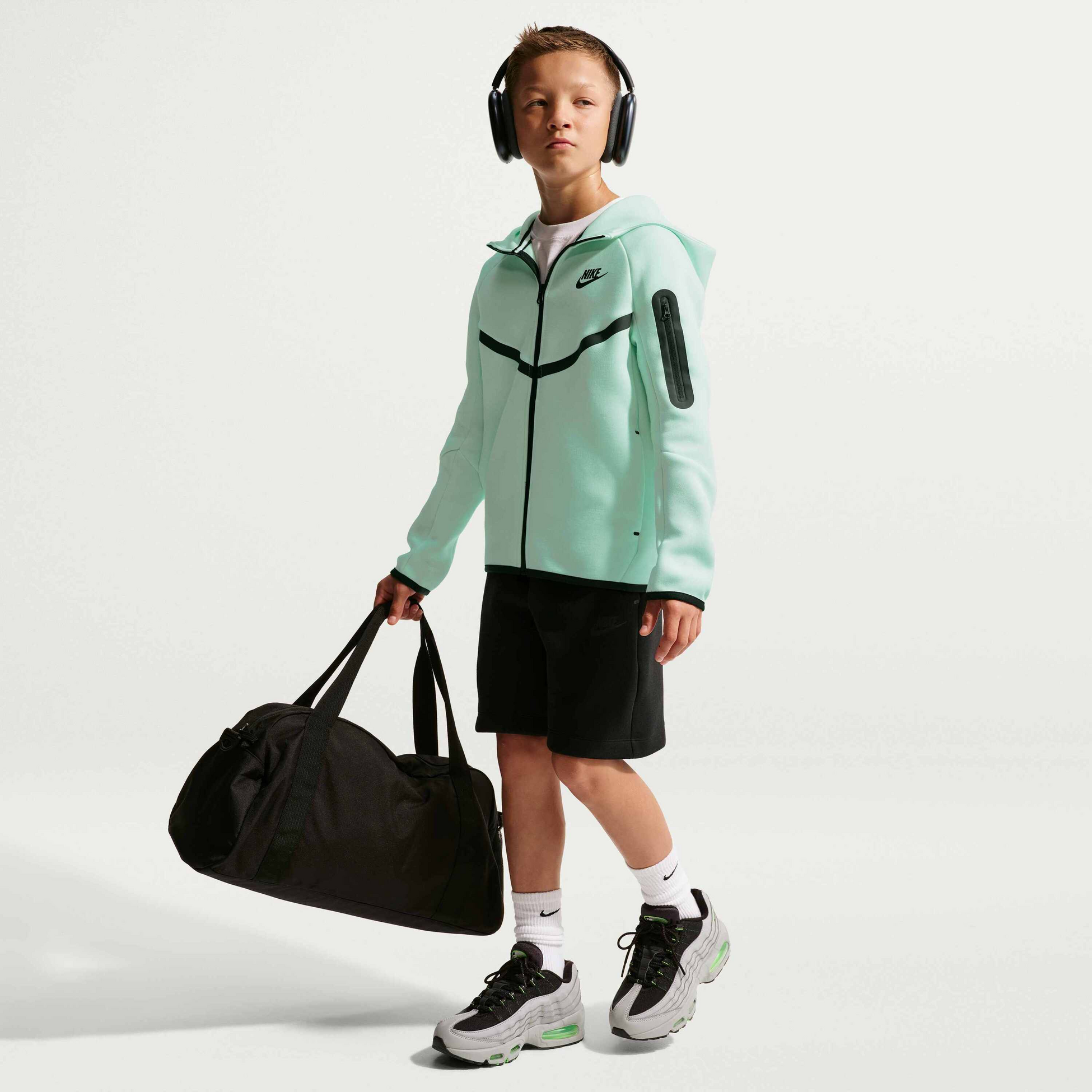NIKE, Older Kids' Full-zip Hoodie Sportswear Tech Fleece