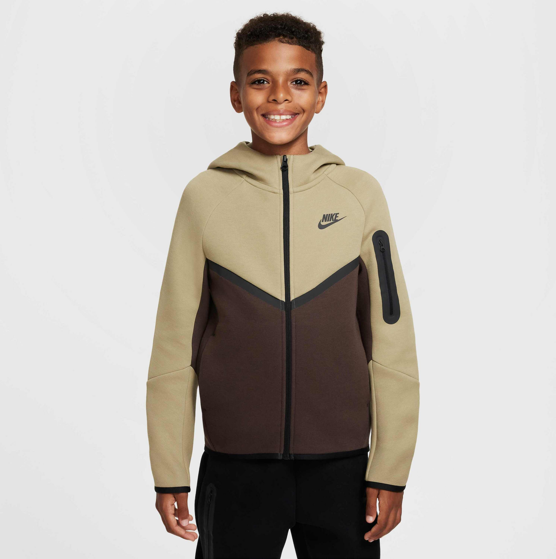 NIKE, Older Kids' Full-zip Hoodie Sportswear Tech Fleece