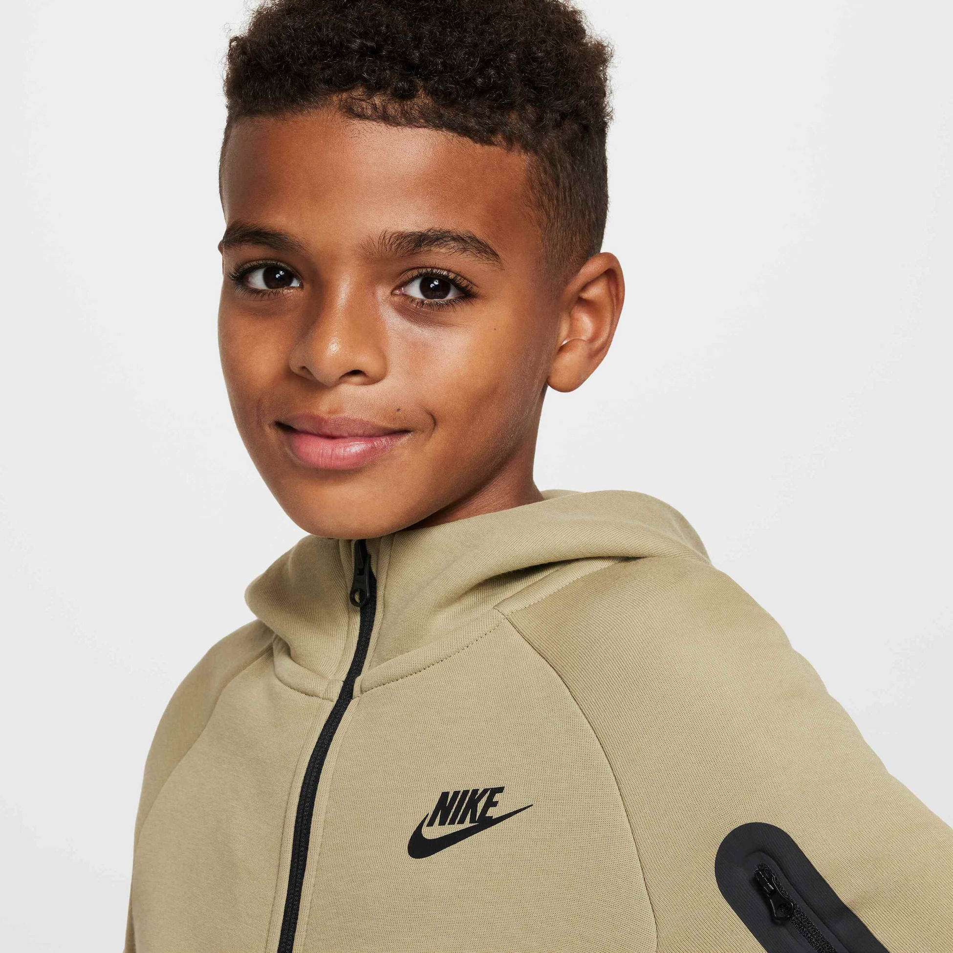 NIKE, Older Kids' Full-zip Hoodie Sportswear Tech Fleece