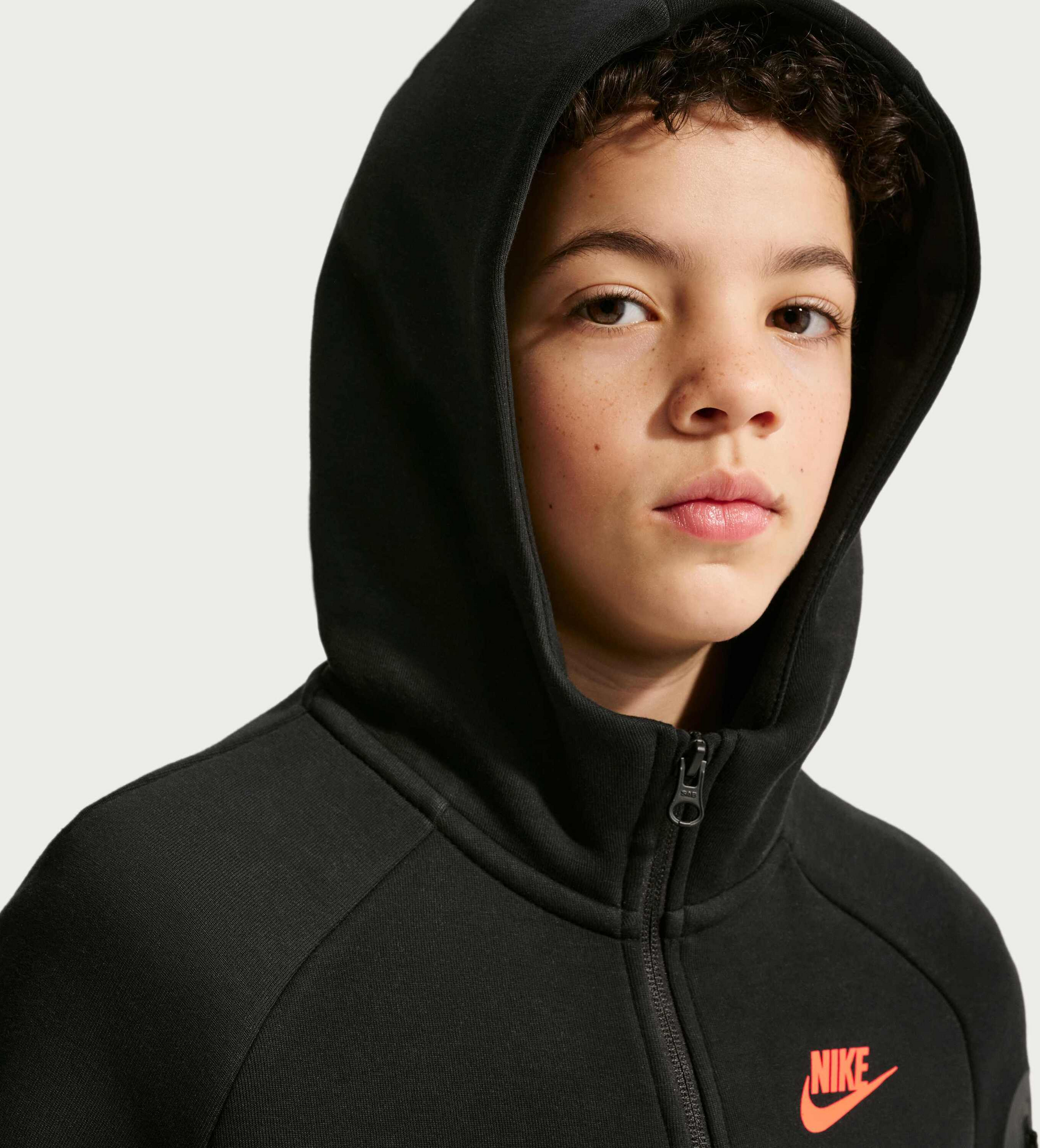 NIKE, Older Kids' Full-zip Hoodie Sportswear Tech Fleece