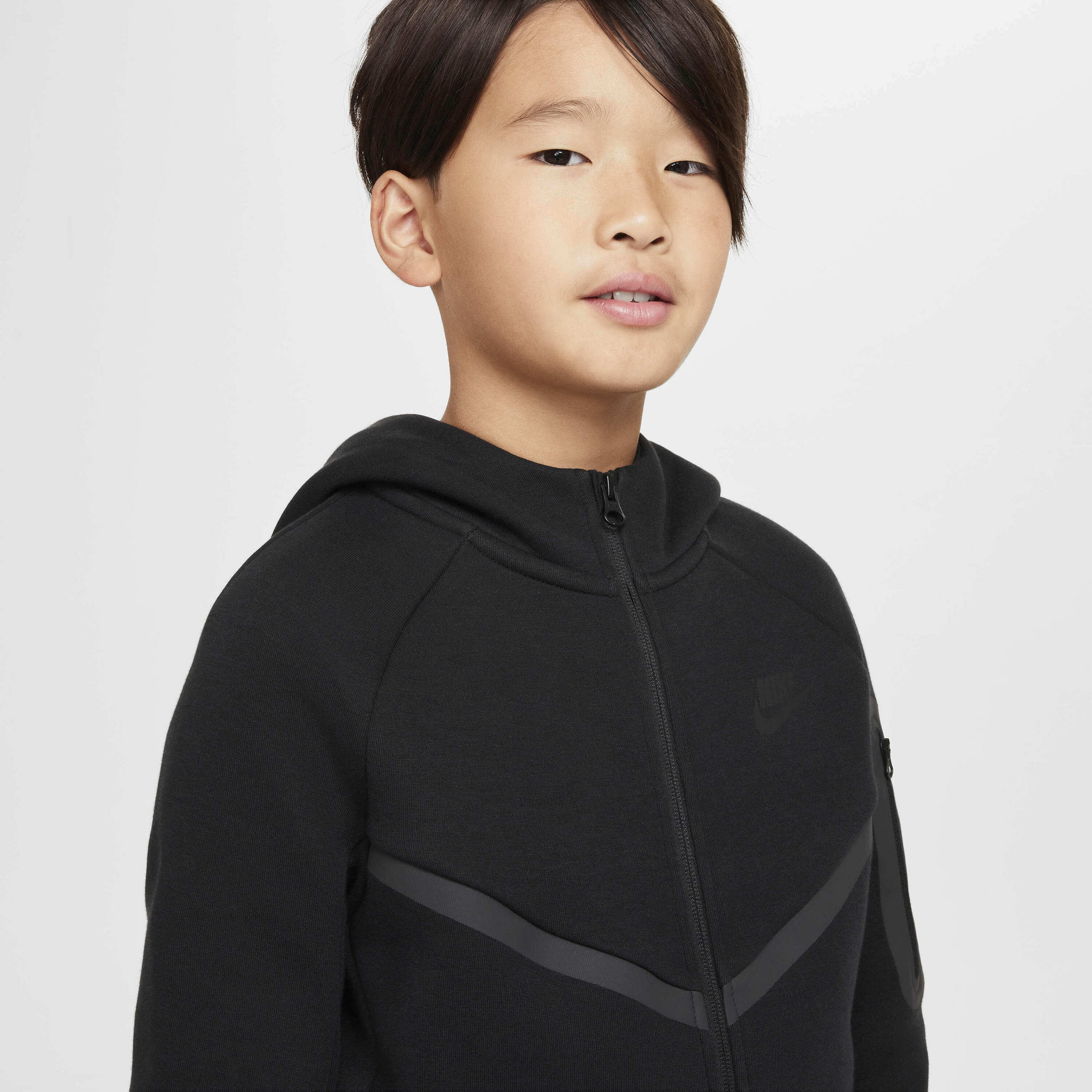 NIKE, Older Kids' Full-zip Hoodie Sportswear Tech Fleece