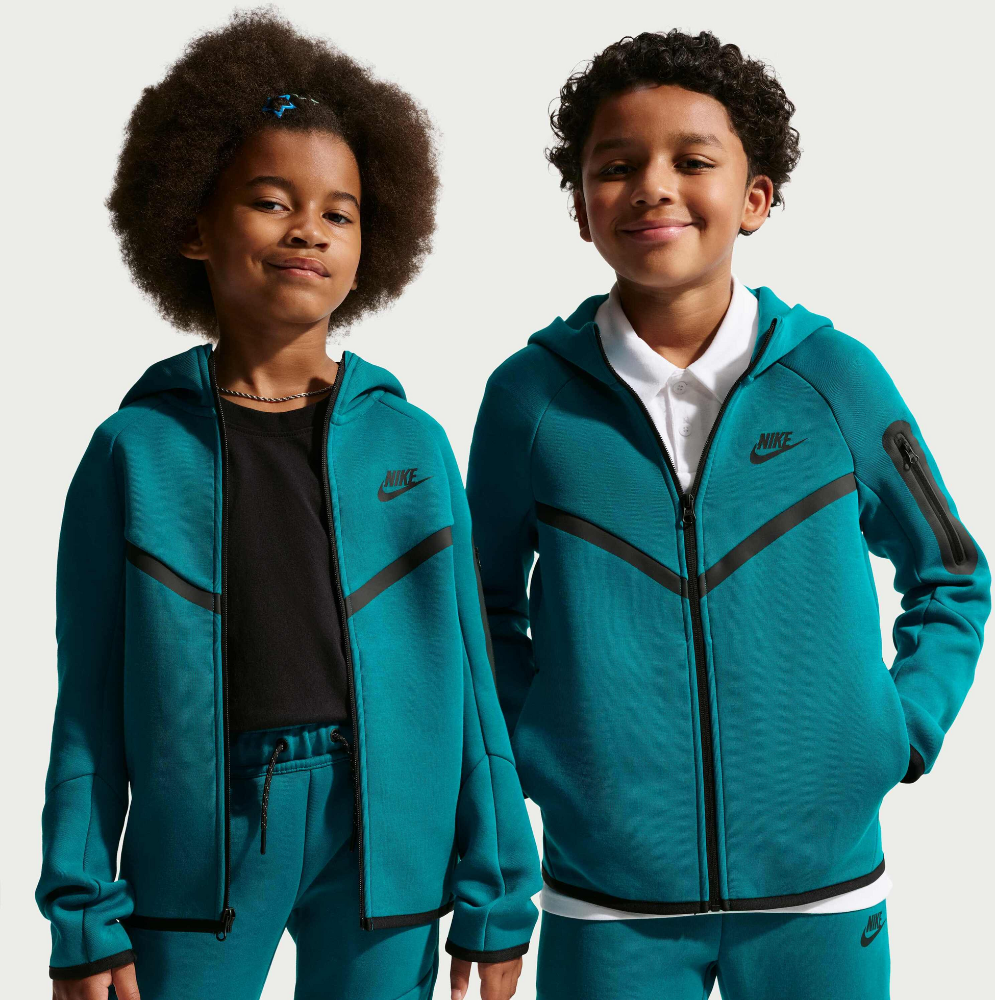 NIKE, Older Kids' Full-zip Hoodie Sportswear Tech Fleece