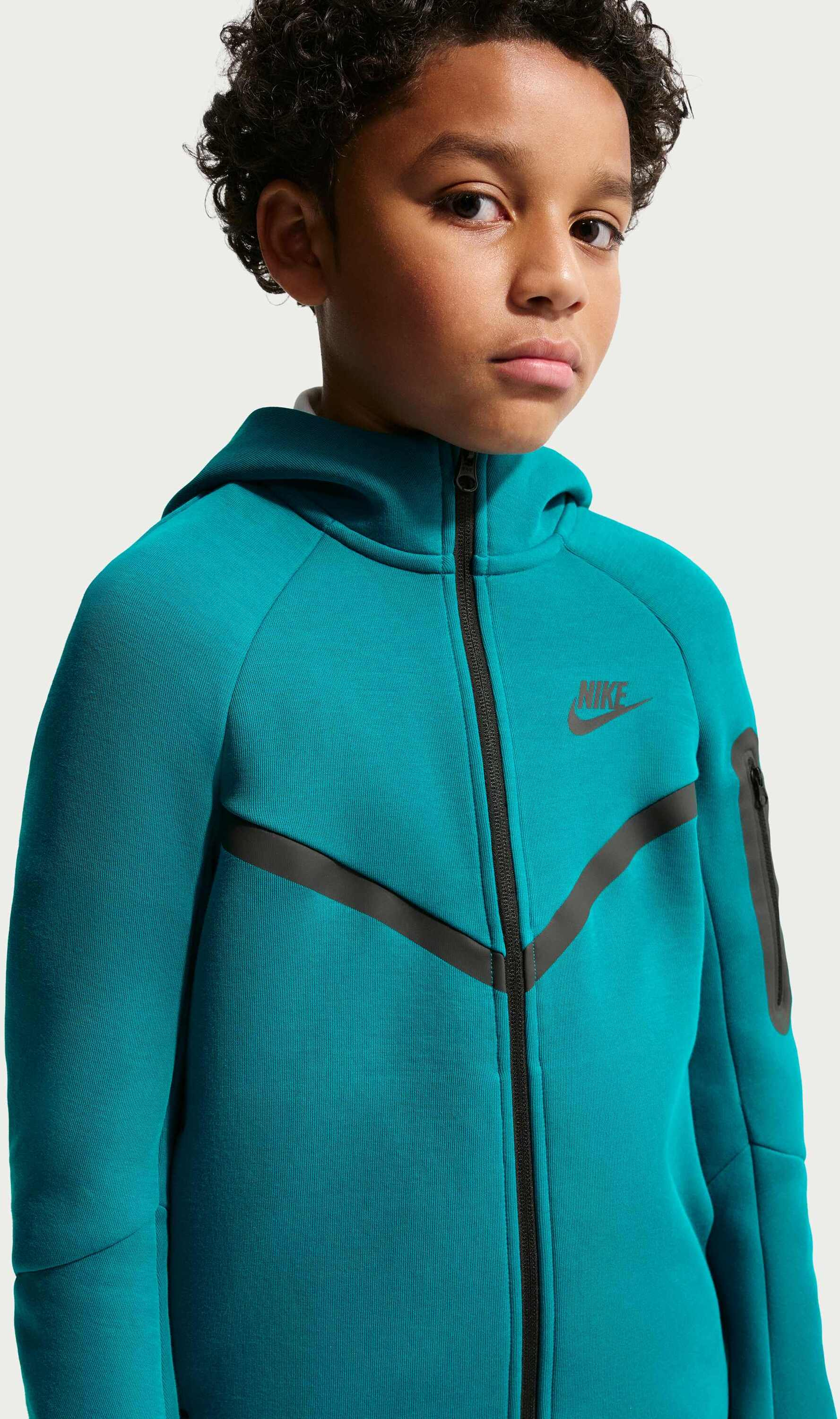 NIKE, Older Kids' Full-zip Hoodie Sportswear Tech Fleece