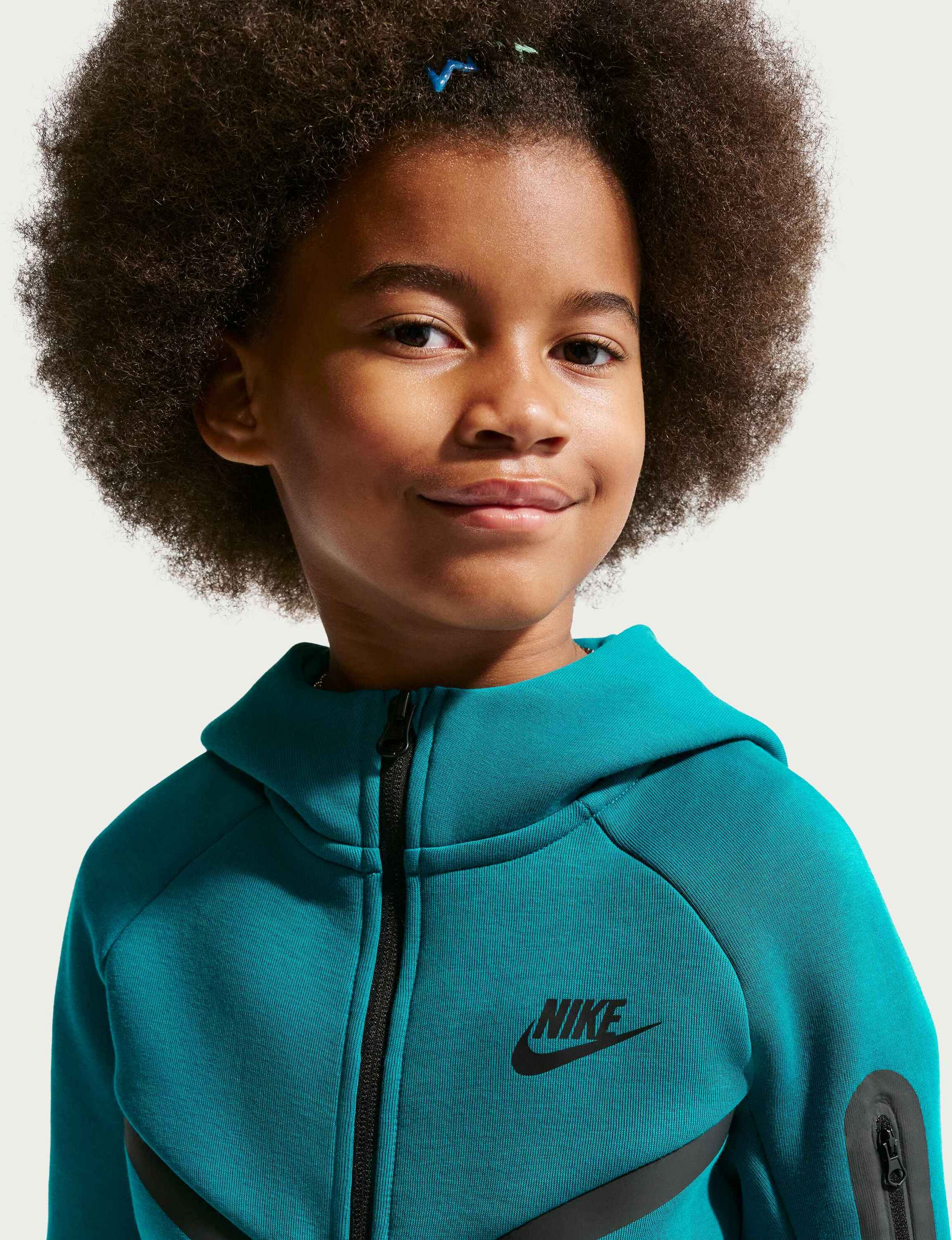 NIKE, Older Kids' Full-zip Hoodie Sportswear Tech Fleece