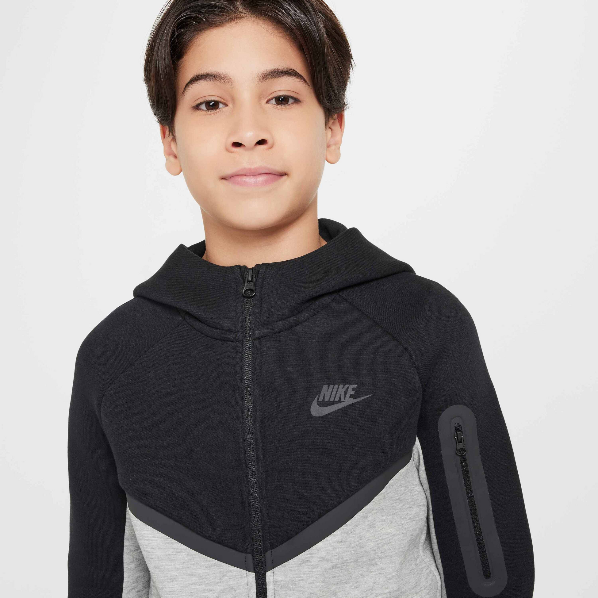 NIKE, Older Kids' Full-zip Hoodie Sportswear Tech Fleece