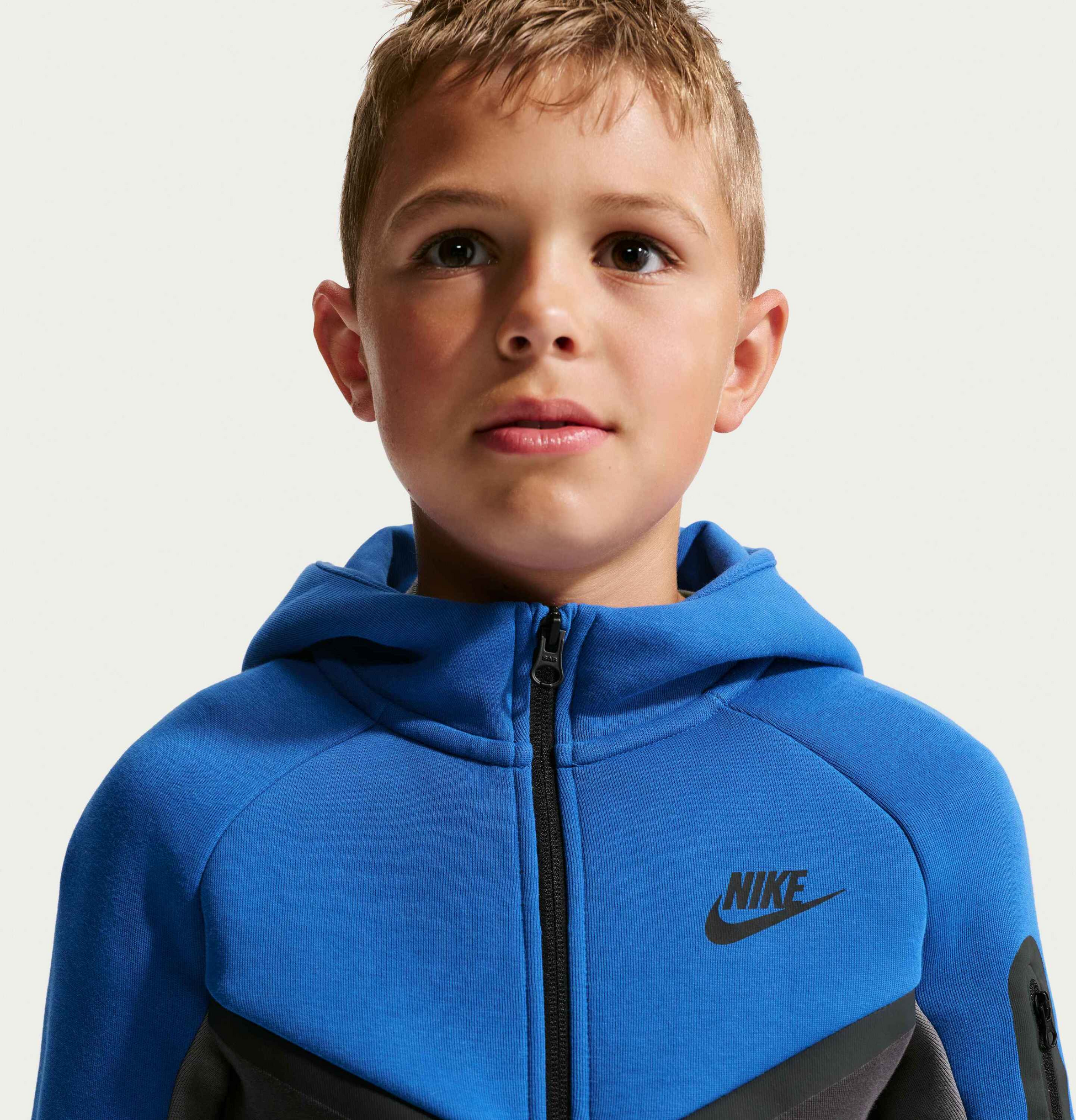 NIKE, Older Kids' Full-zip Hoodie Sportswear Tech Fleece