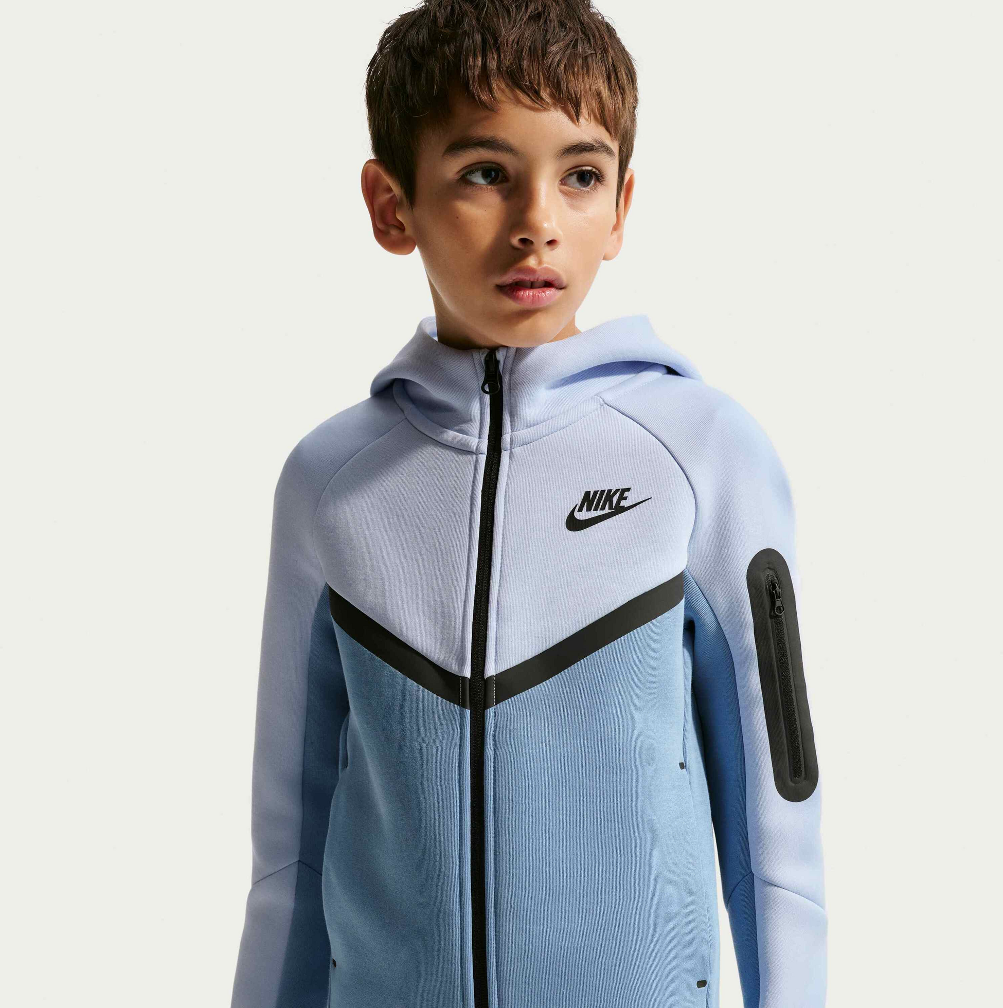 NIKE, Older Kids' Full-zip Hoodie Sportswear Tech Fleece