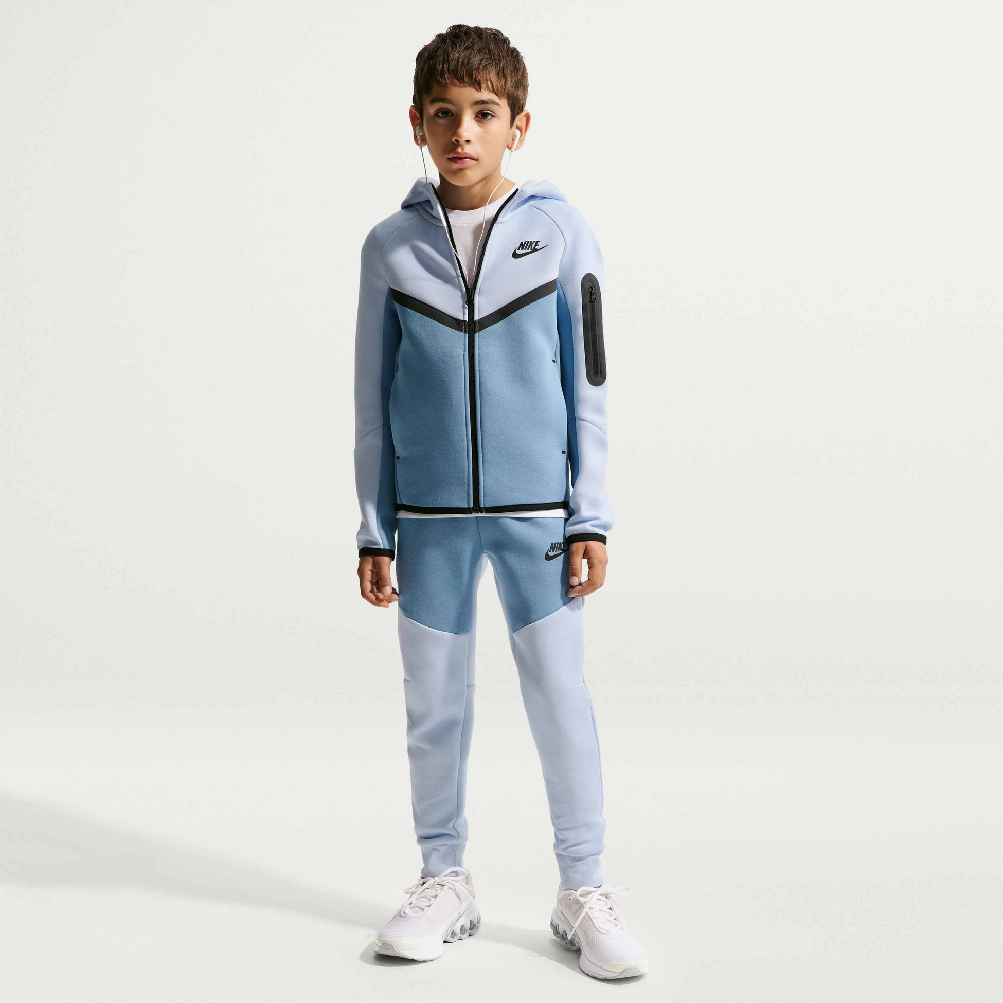 NIKE, Older Kids' Full-zip Hoodie Sportswear Tech Fleece