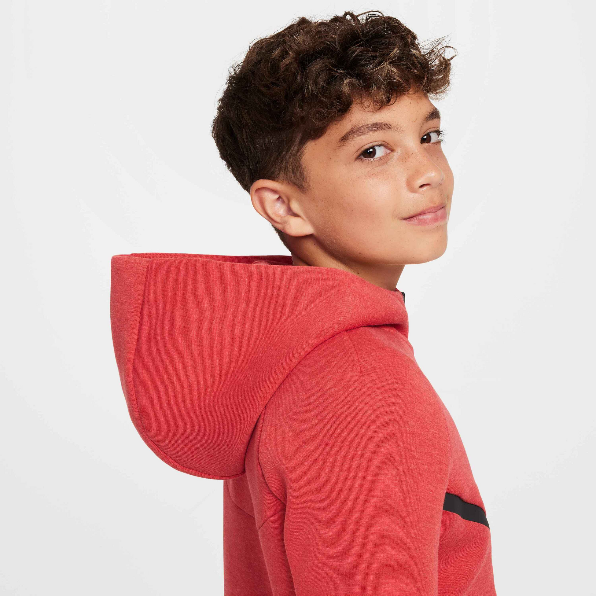 NIKE, Older Kids' Full-zip Hoodie Sportswear Tech Fleece