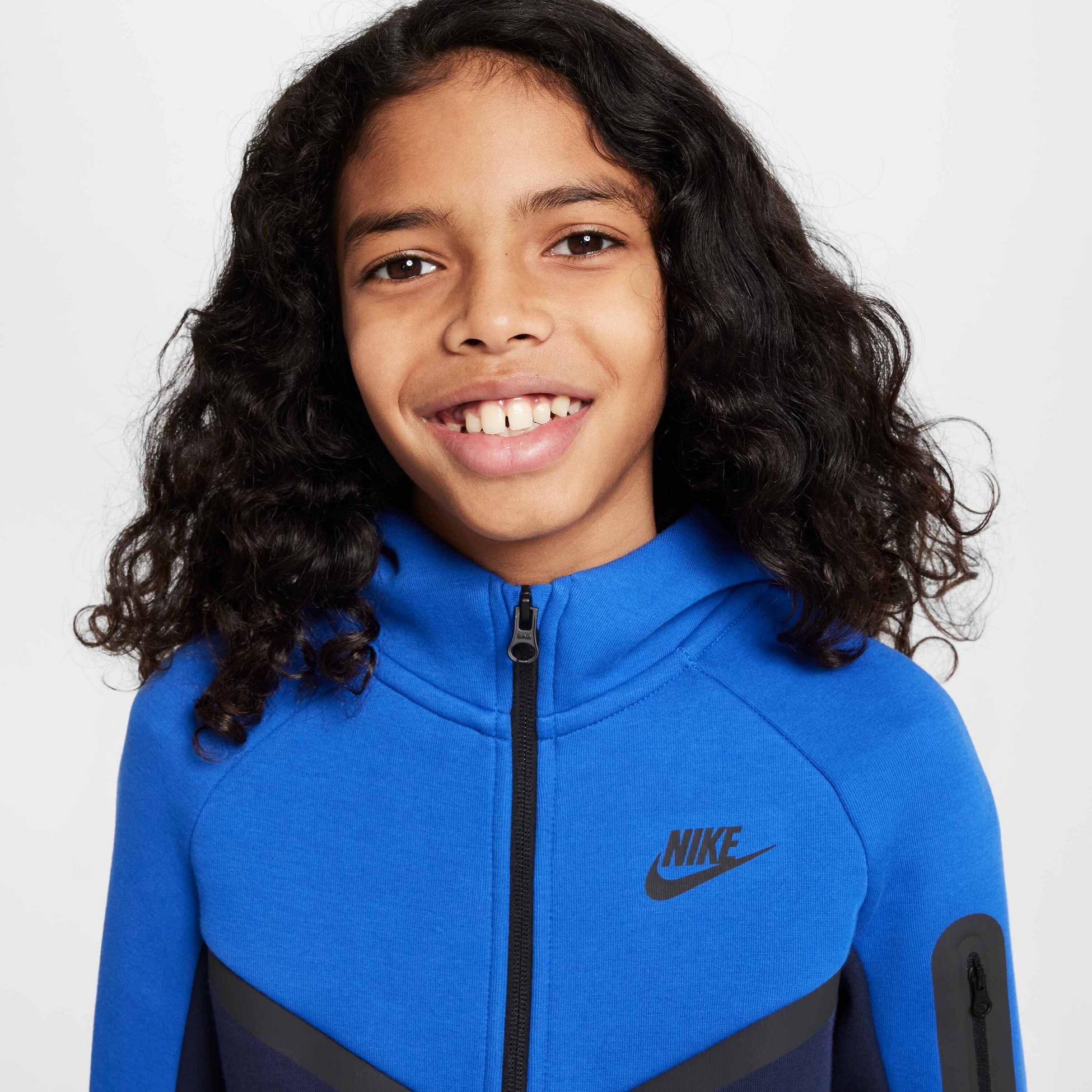 NIKE, Older Kids' Full-zip Hoodie Sportswear Tech Fleece