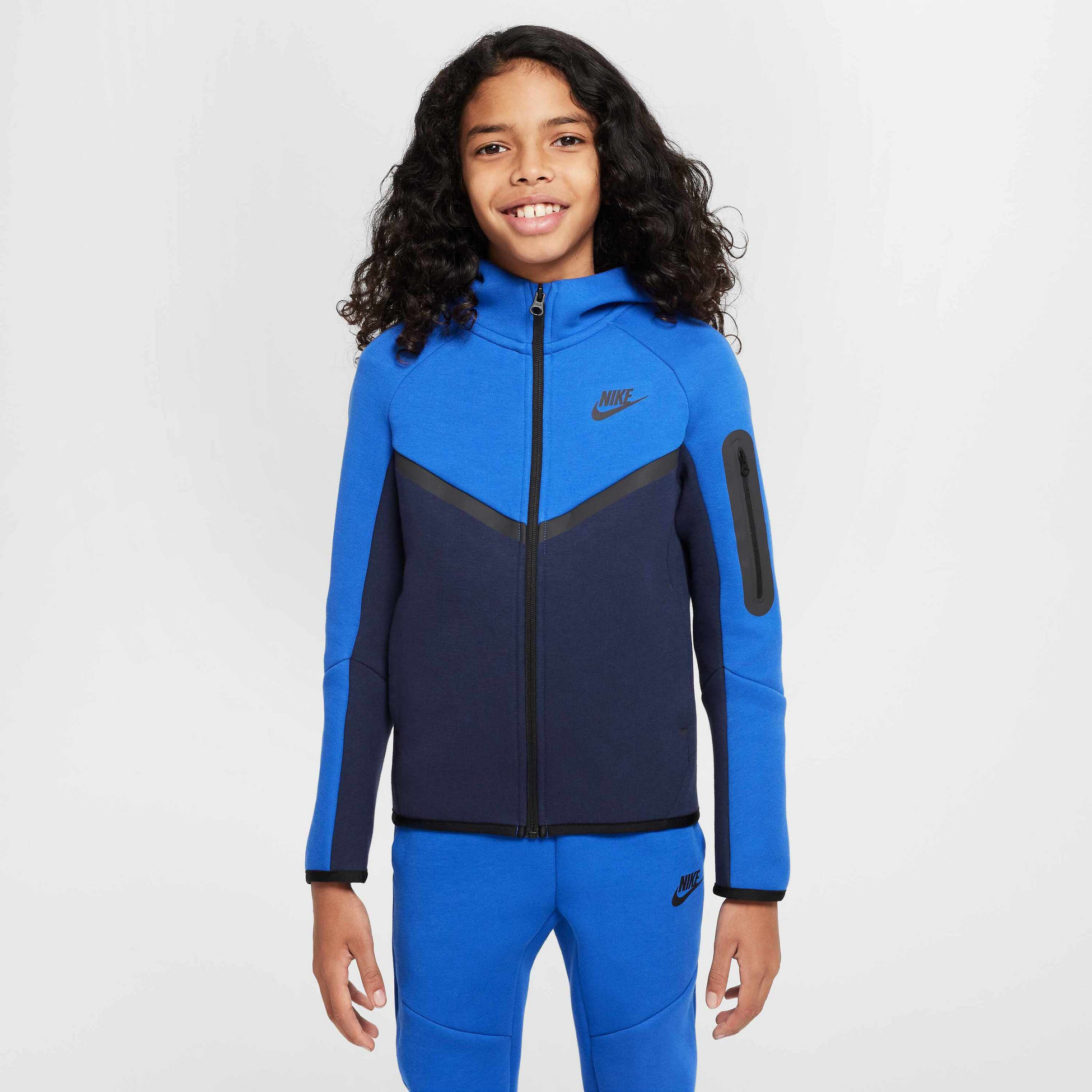 NIKE, Older Kids' Full-zip Hoodie Sportswear Tech Fleece