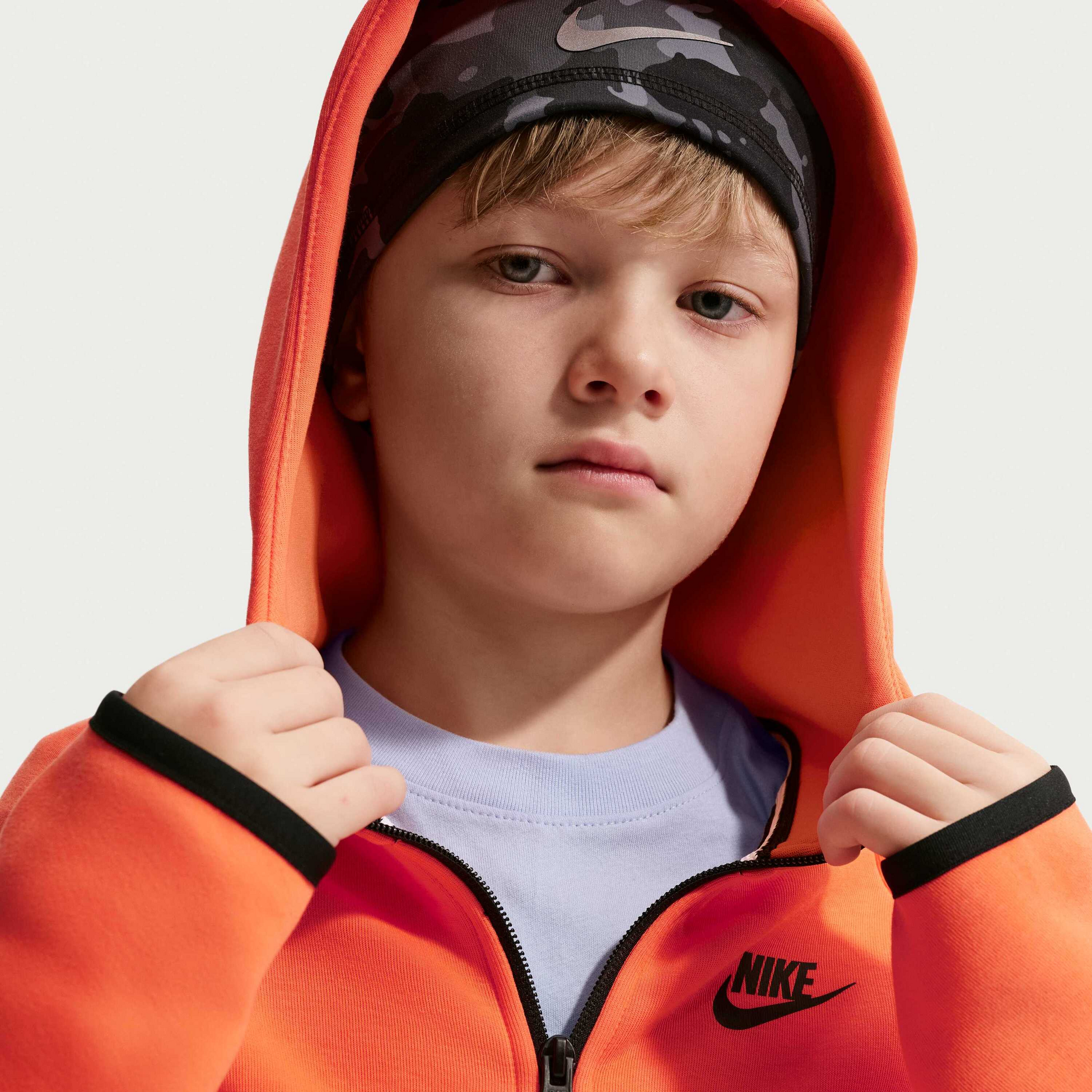 NIKE, Older Kids' Full-zip Hoodie Sportswear Tech Fleece