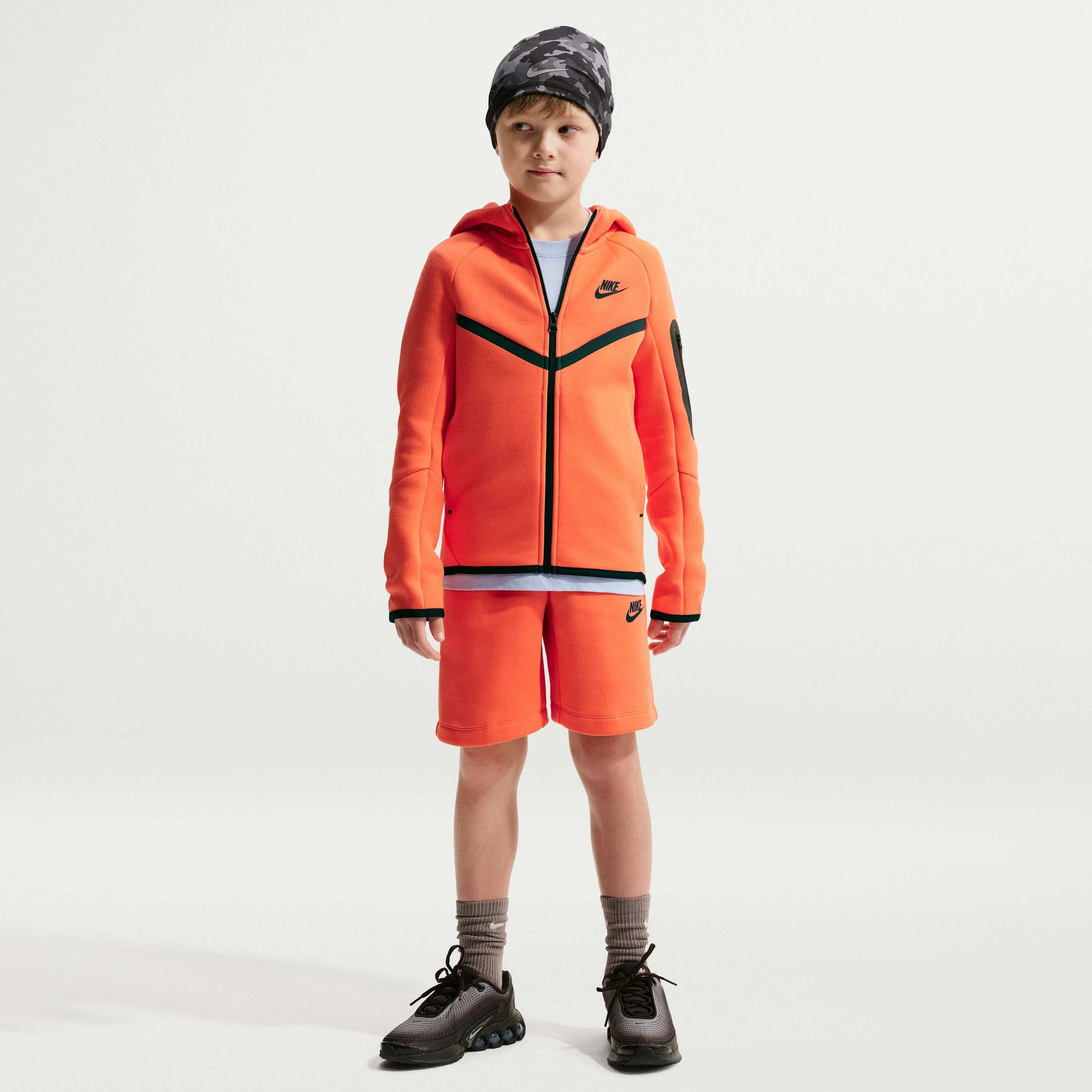 NIKE, Older Kids' Full-zip Hoodie Sportswear Tech Fleece