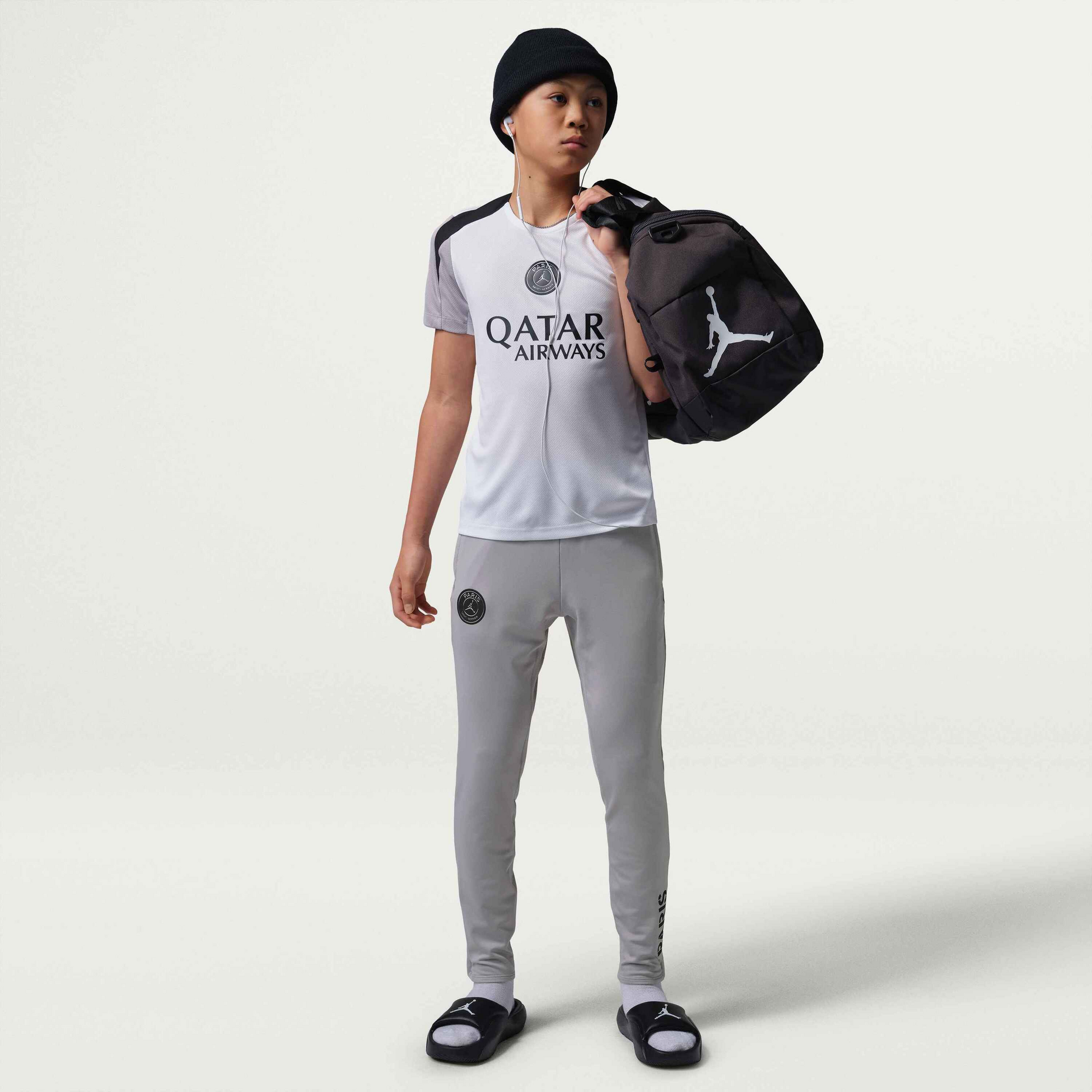 NIKE, Older Kids' Jordan Dri-fit Football Knit Pants Paris Saint-germain Strike Night Edition