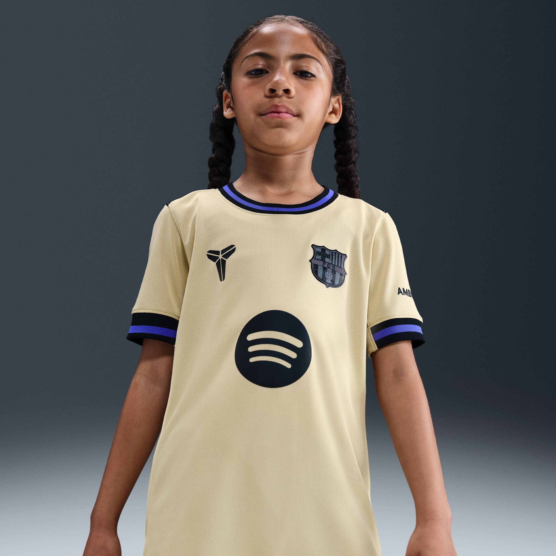 NIKE, Older Kids' Kobe Dri-fit Football Replica Shirt F.c. Barcelona 2025/26 Stadium Away