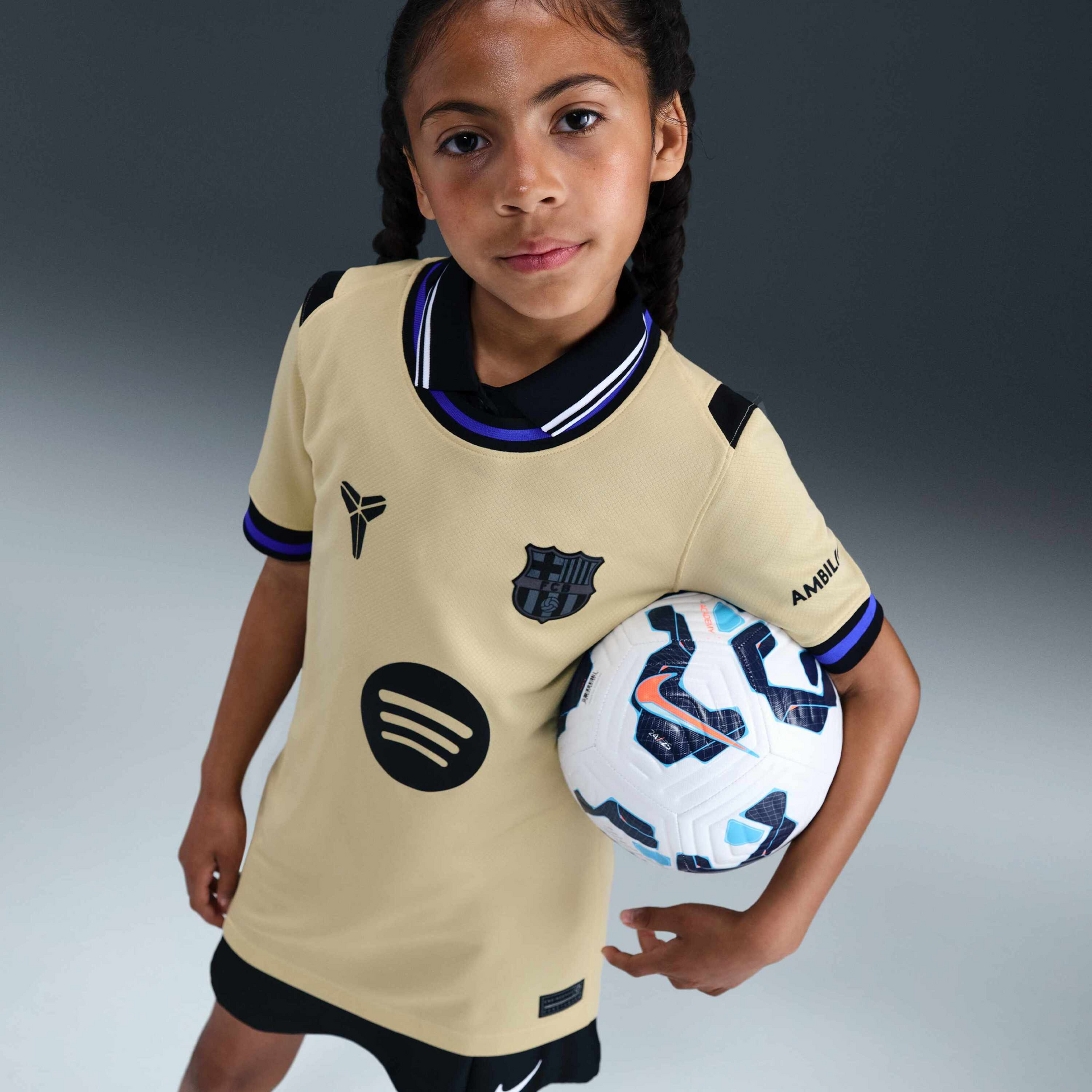 NIKE, Older Kids' Kobe Dri-fit Football Replica Shirt F.c. Barcelona 2025/26 Stadium Away