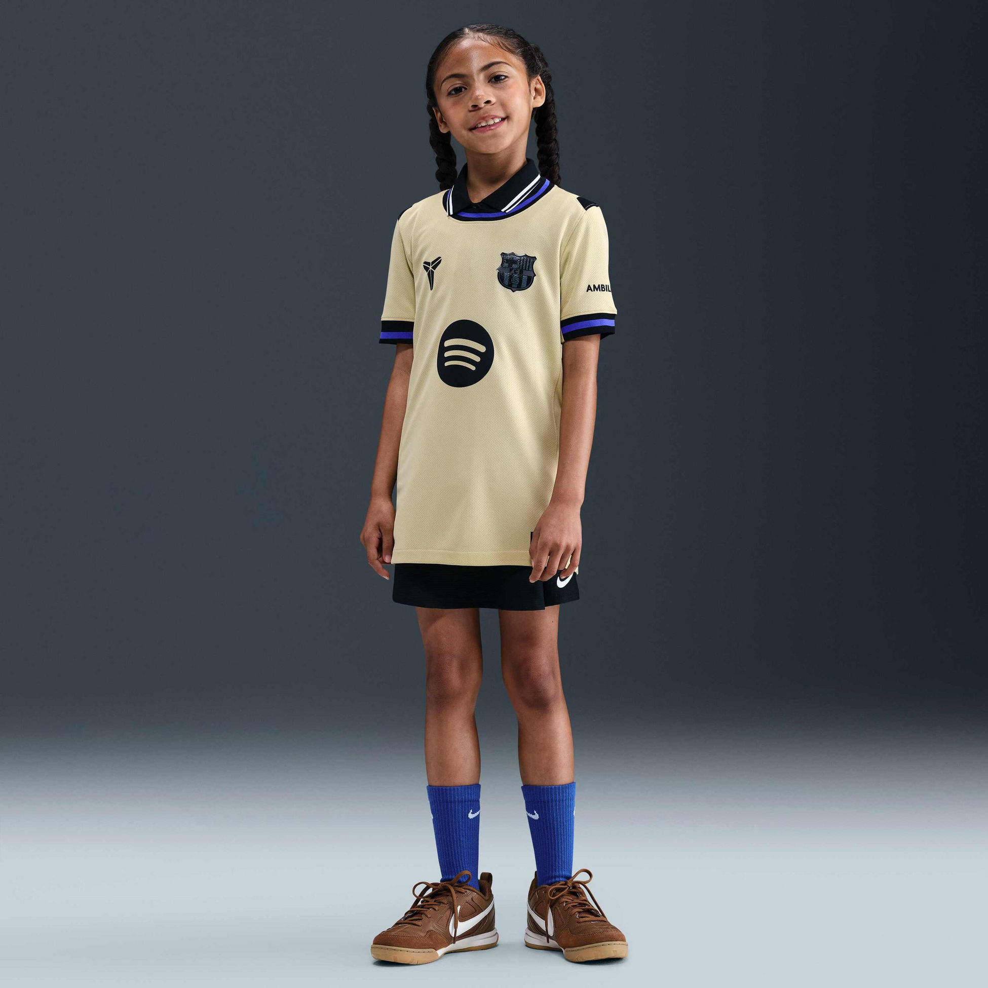 NIKE, Older Kids' Kobe Dri-fit Football Replica Shirt F.c. Barcelona 2025/26 Stadium Away