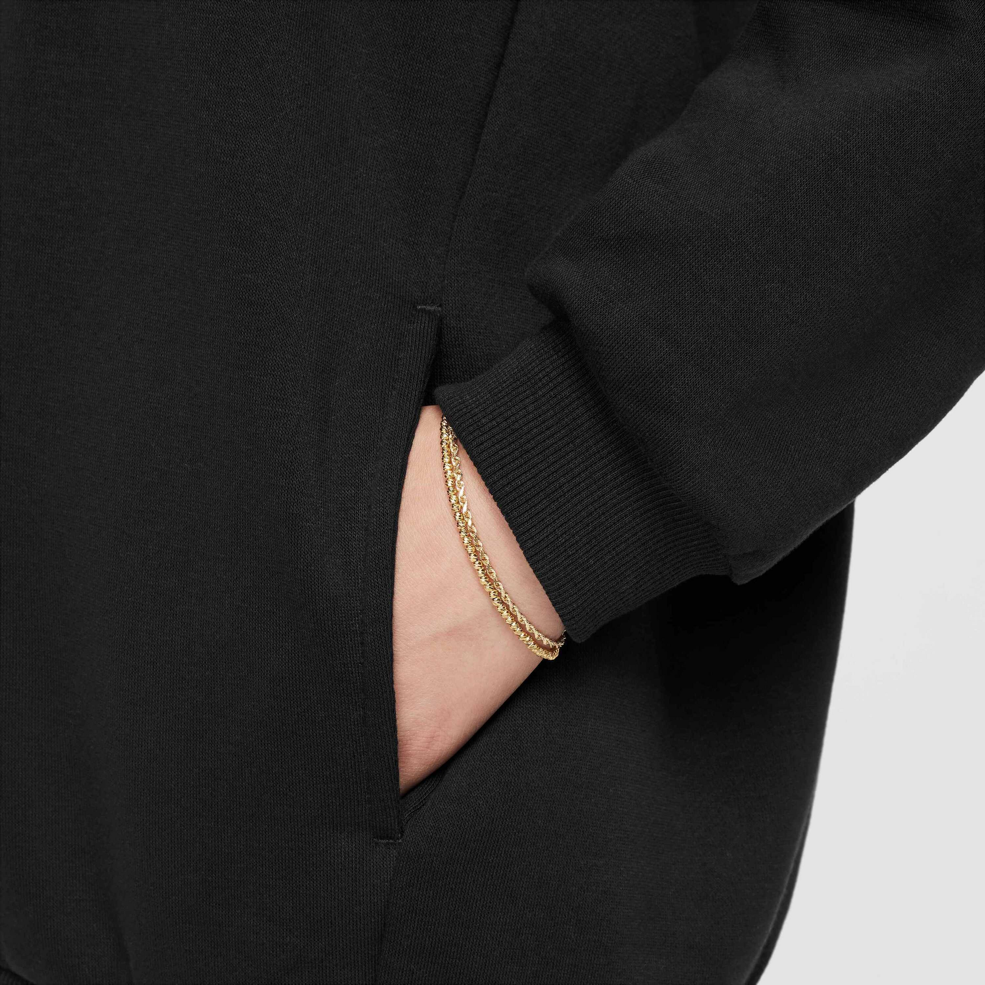 NIKE, Older Kids' Oversized Pullover Hoodie Sportswear Club Fleece