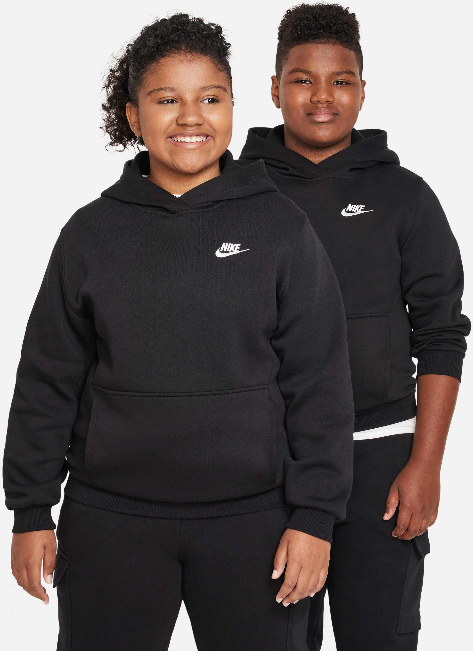 NIKE, Older Kids' Pullover Hoodie (extended Size) Sportswear Club Fleece