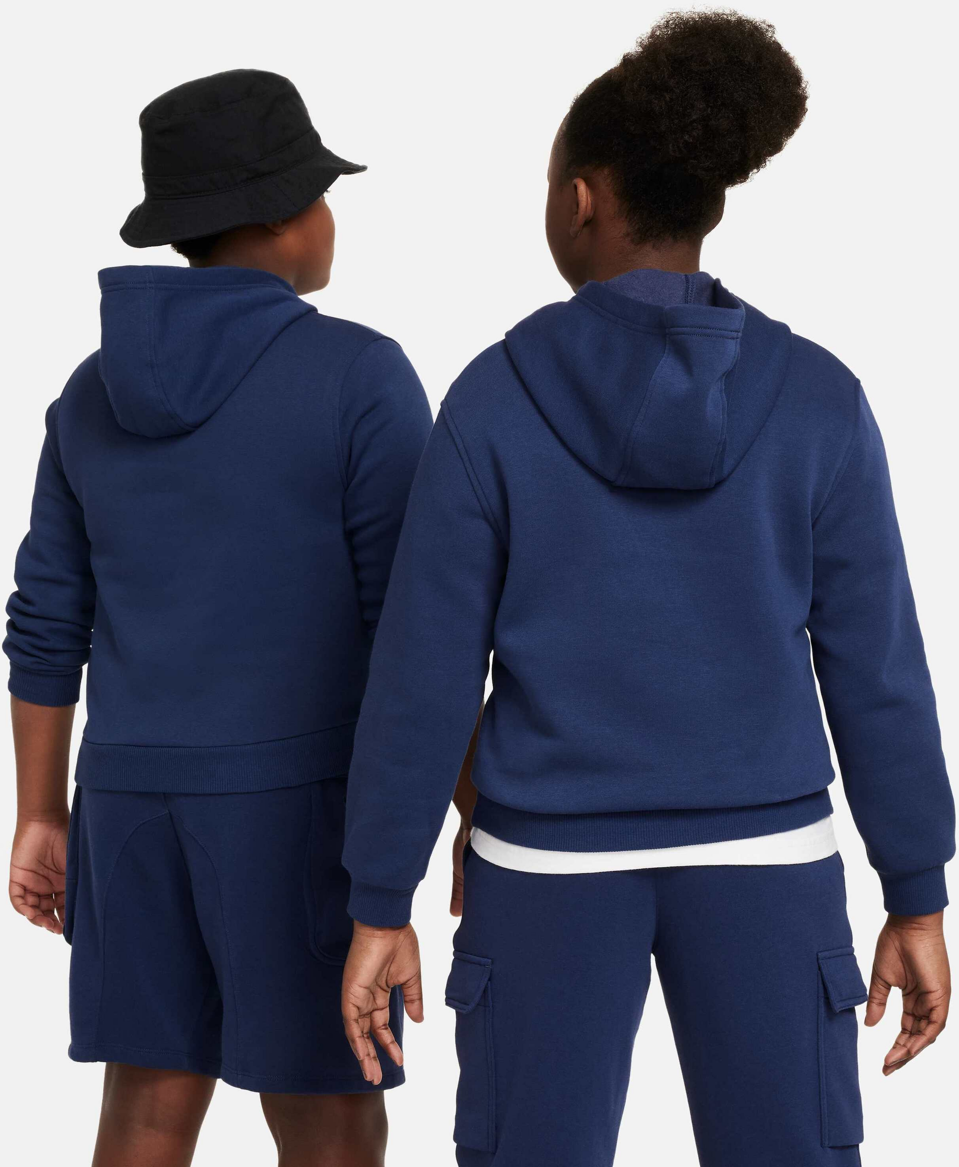 NIKE, Older Kids' Pullover Hoodie (extended Size) Sportswear Club Fleece