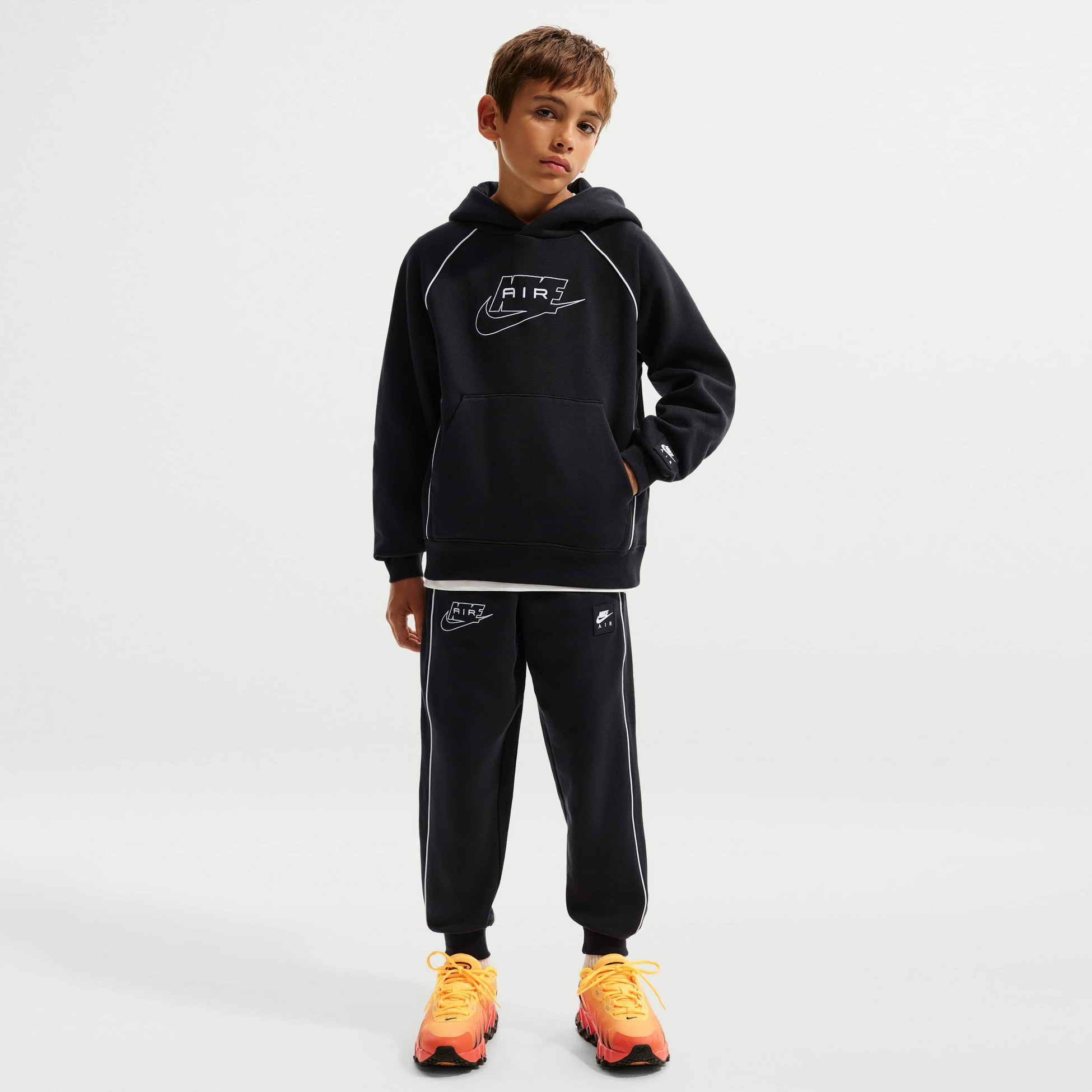 NIKE, Older Kids' Pullover Hoodie Air