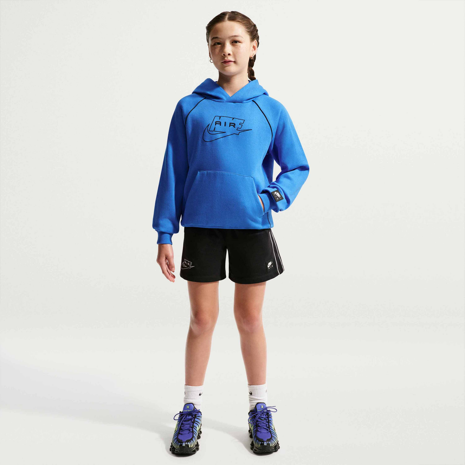 NIKE, Older Kids' Pullover Hoodie Air