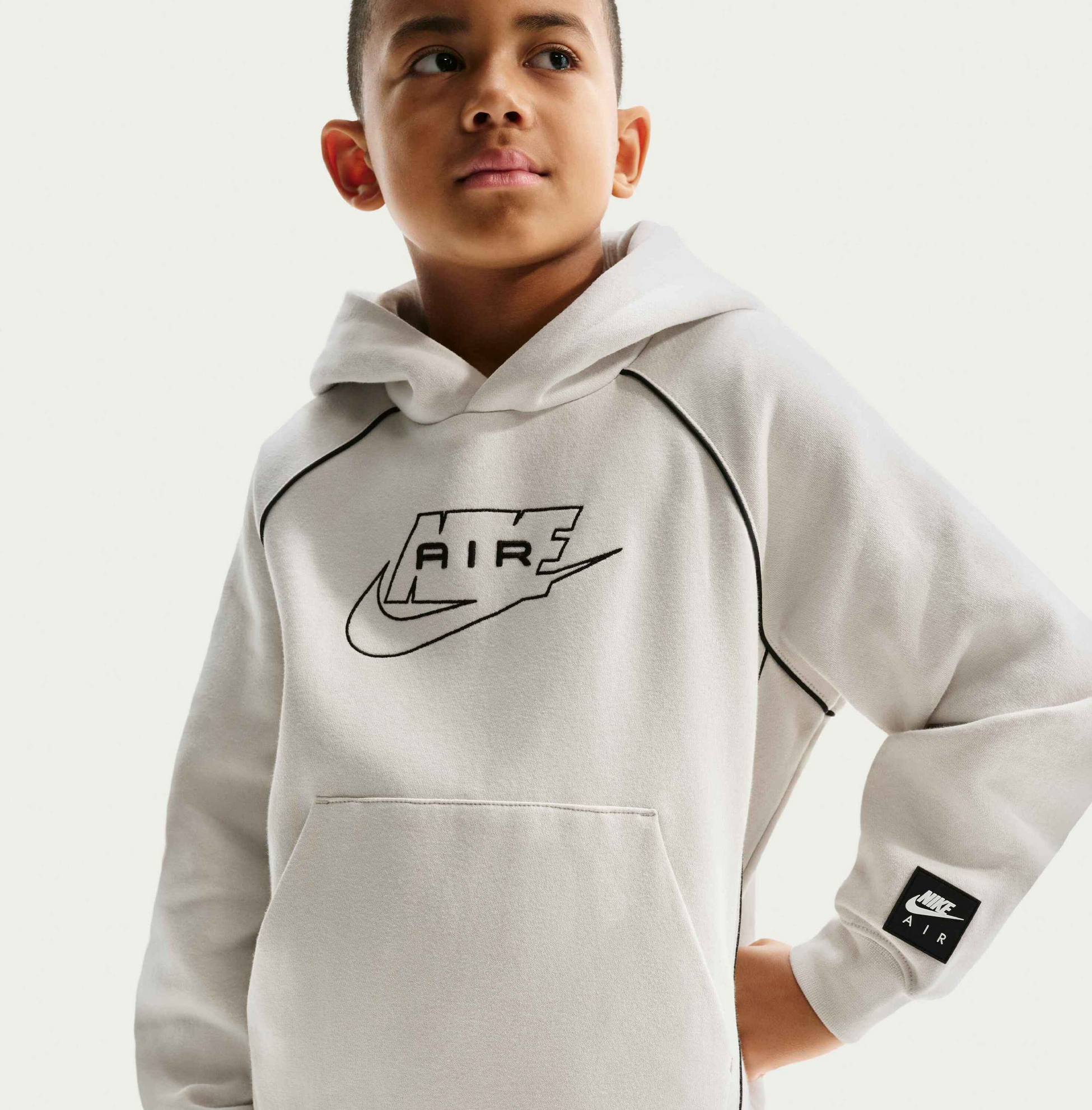 NIKE, Older Kids' Pullover Hoodie Air