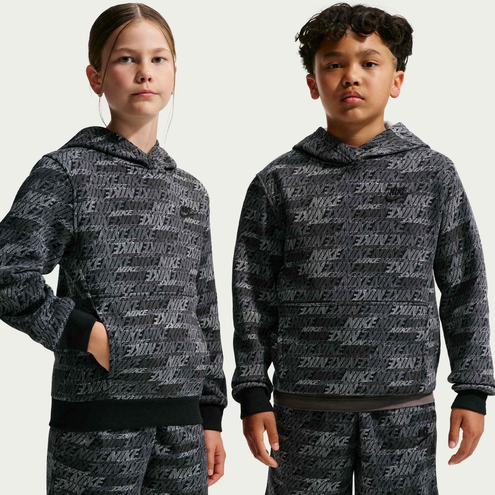NIKE, Older Kids' Pullover Hoodie Sportswear Club Fleece