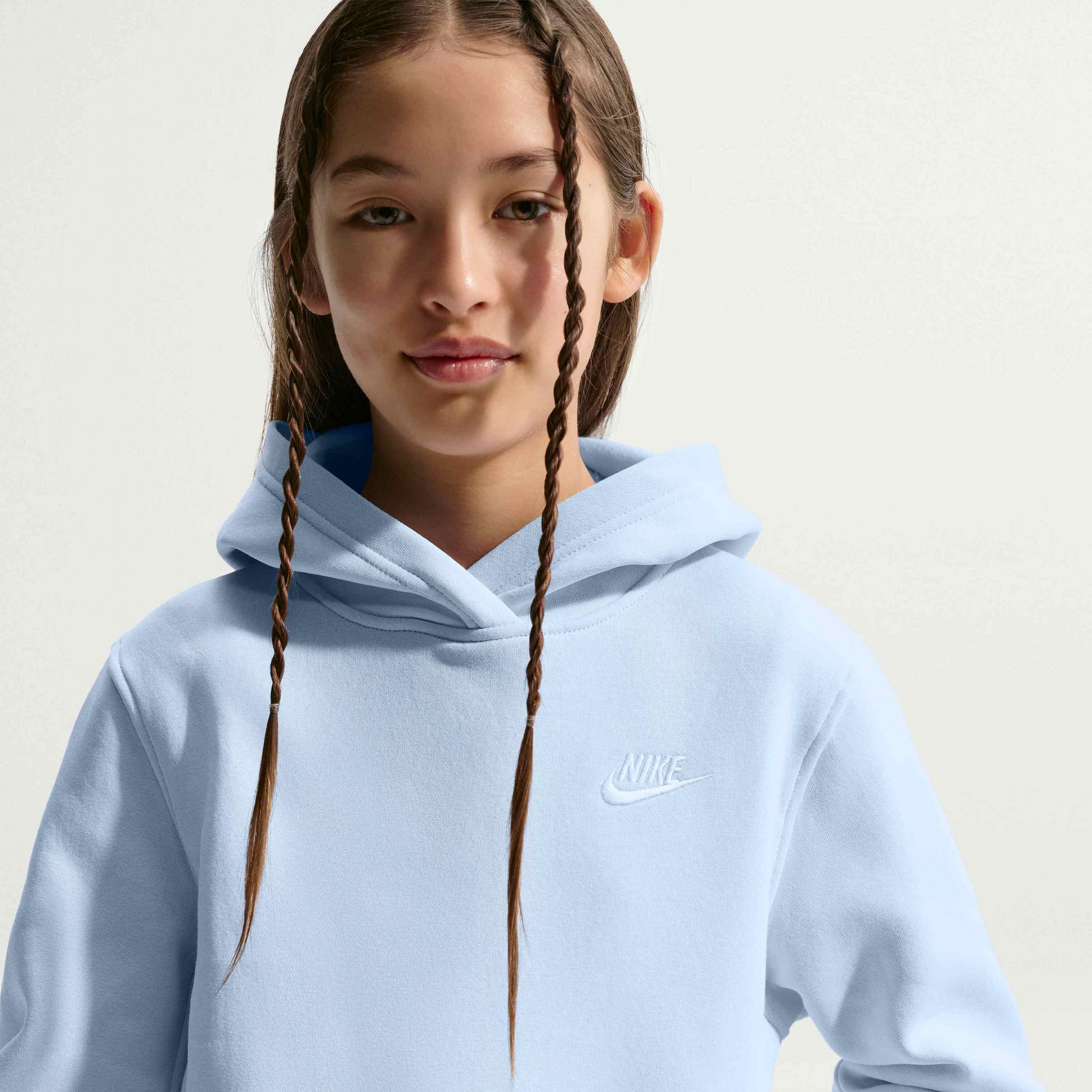 NIKE, Older Kids' Pullover Hoodie Sportswear Club Fleece