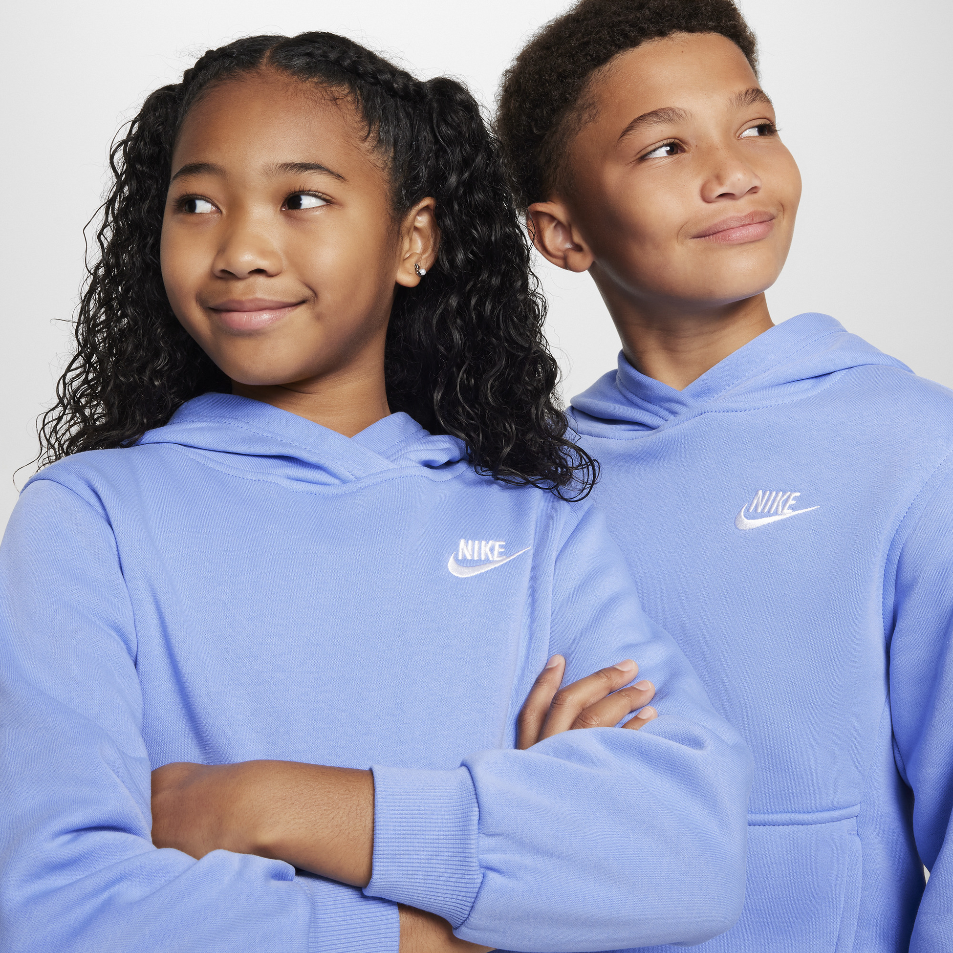 NIKE, Older Kids' Pullover Hoodie Sportswear Club Fleece