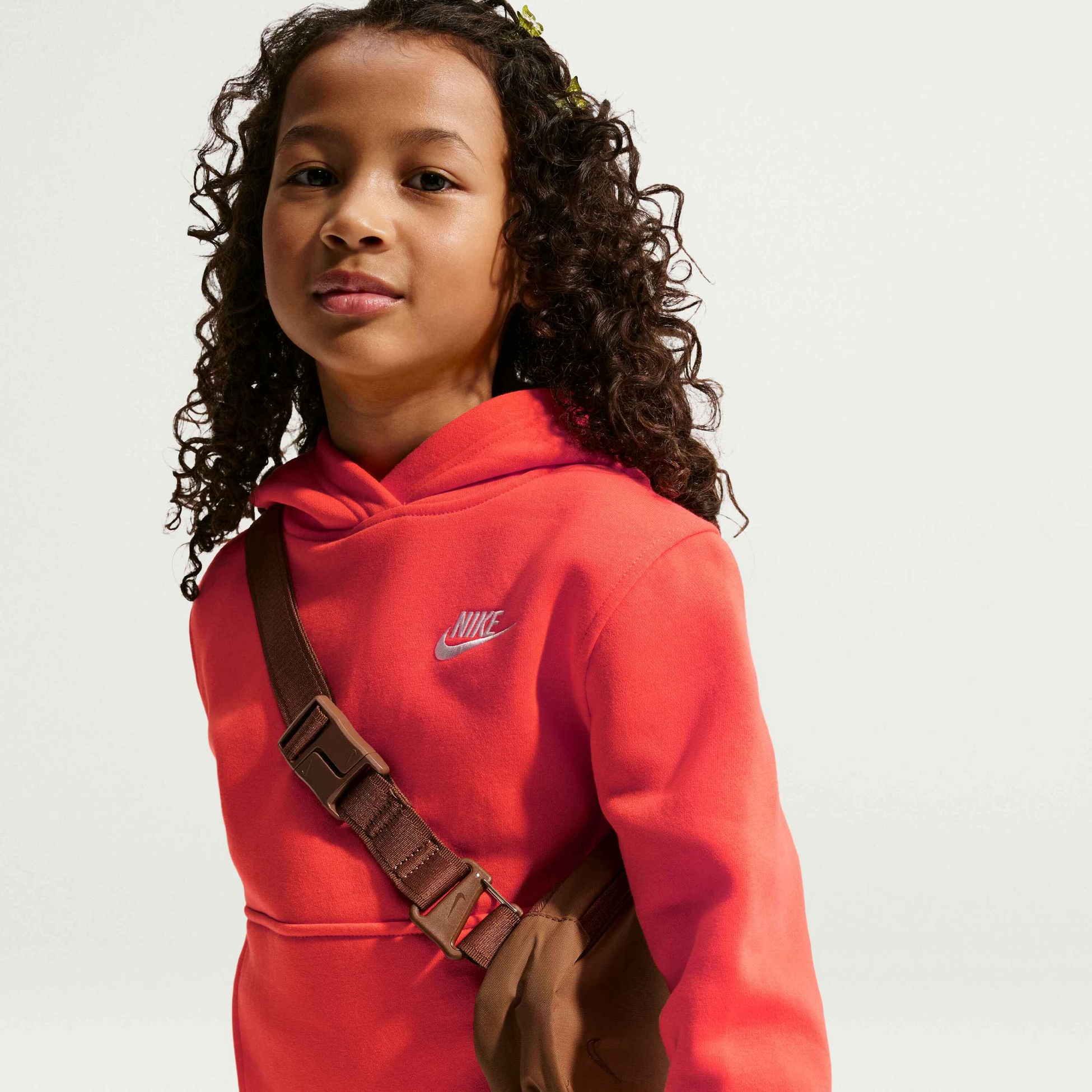 NIKE, Older Kids' Pullover Hoodie Sportswear Club Fleece