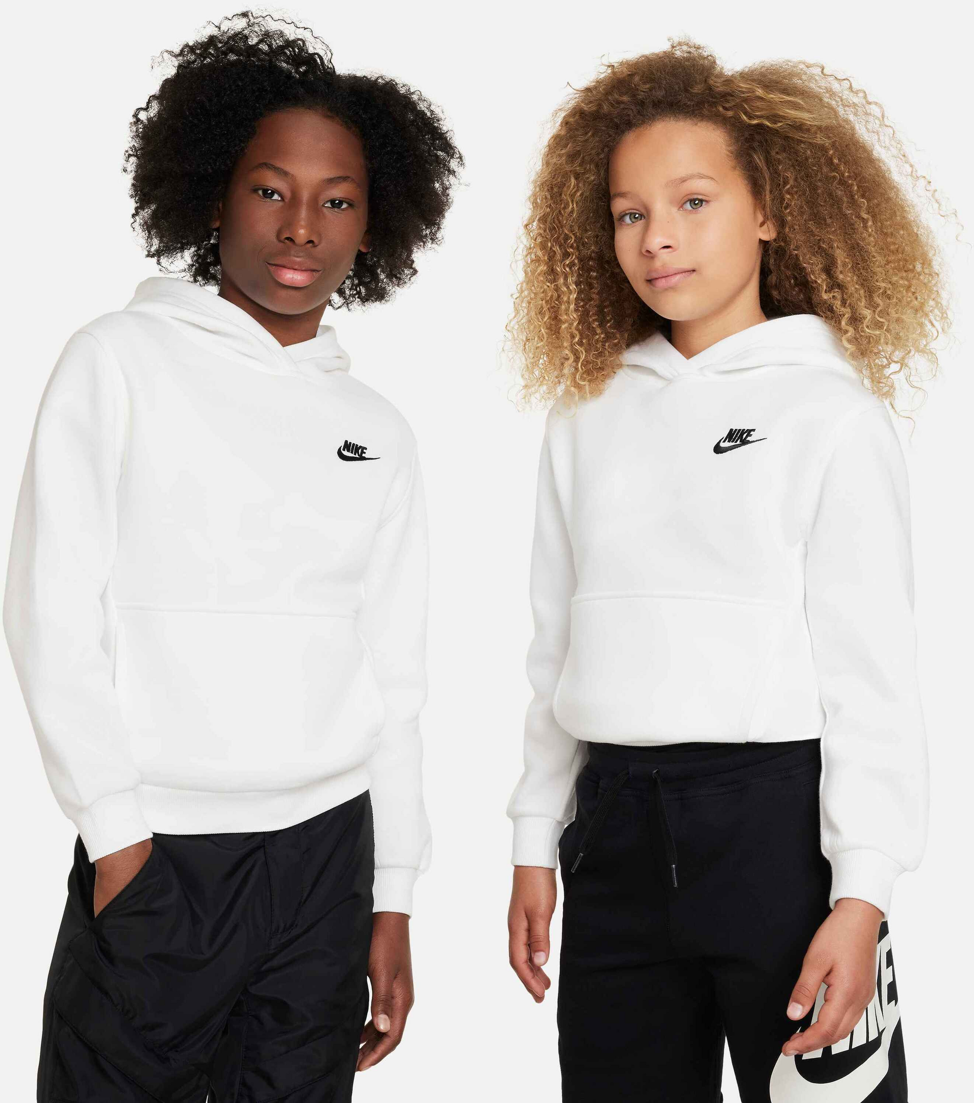 NIKE, Older Kids' Pullover Hoodie Sportswear Club Fleece